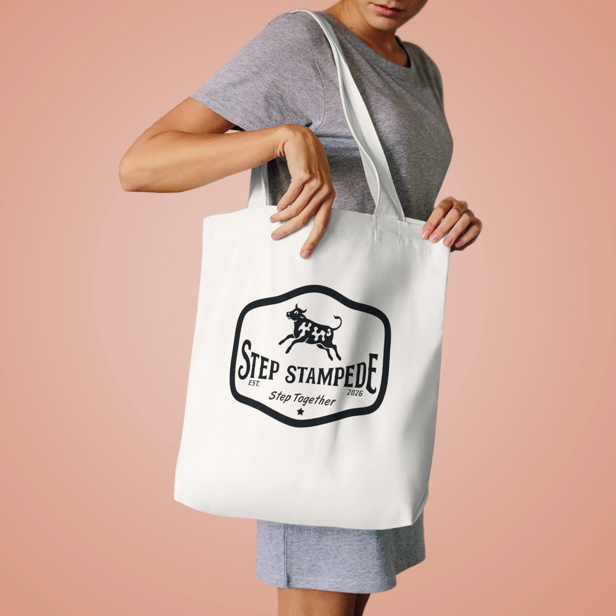 Black Buckle - Cotton Tote Bag