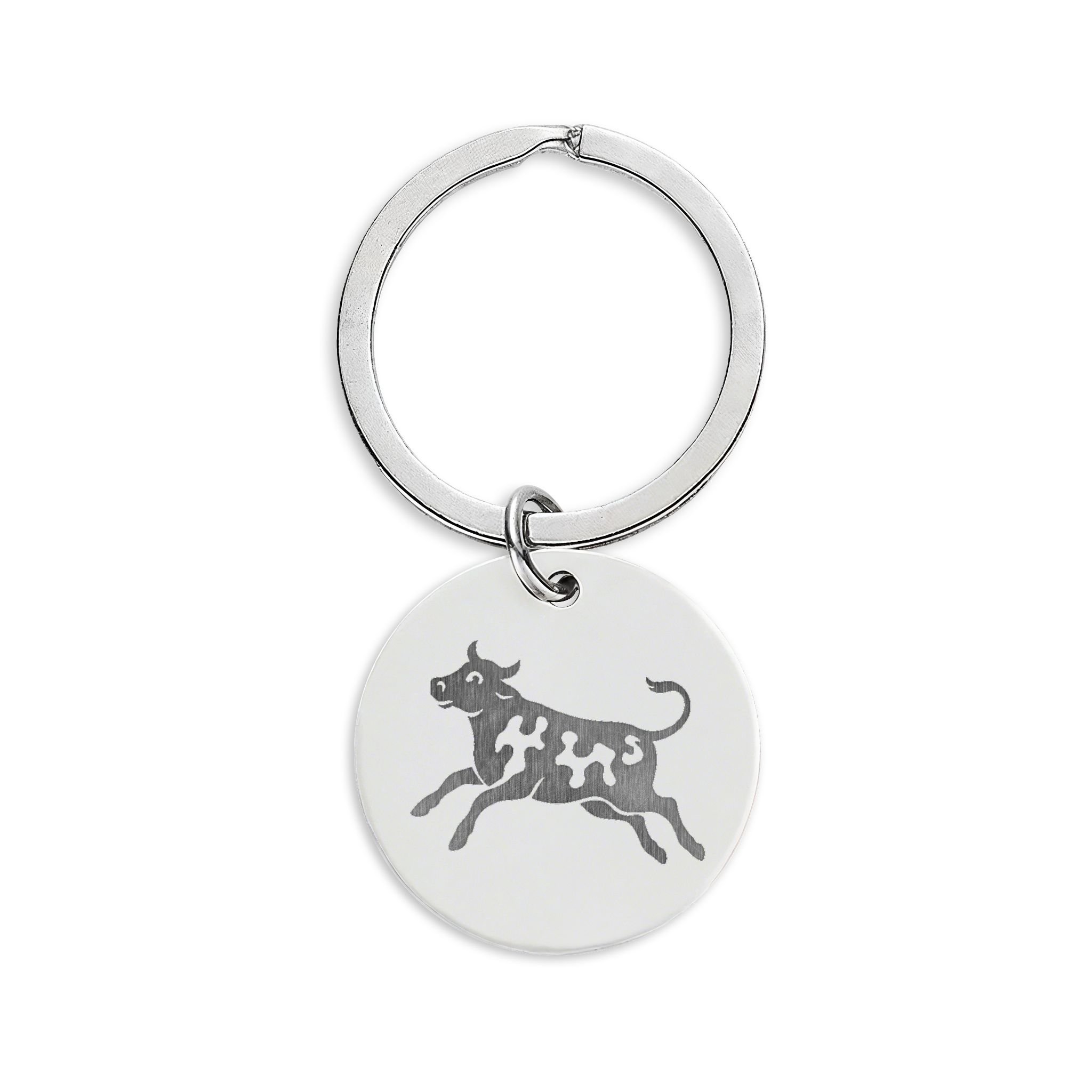 Engraved Stainless Steel Keychain