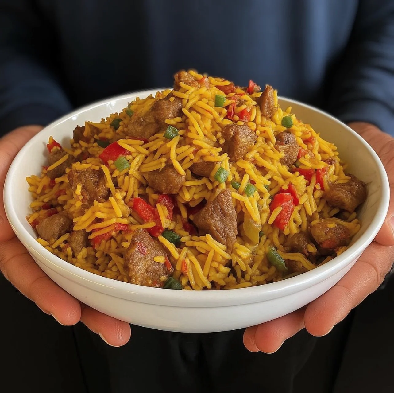 Lamb Rice &mdash; the dish that has people guessing: Is it Asun Rice? A cousin to Jollof? But the moment they taste it&hellip; they know. Uniquely crafted from a deep place of love, memory, and divine inspiration. 💛

What started as admiration becam