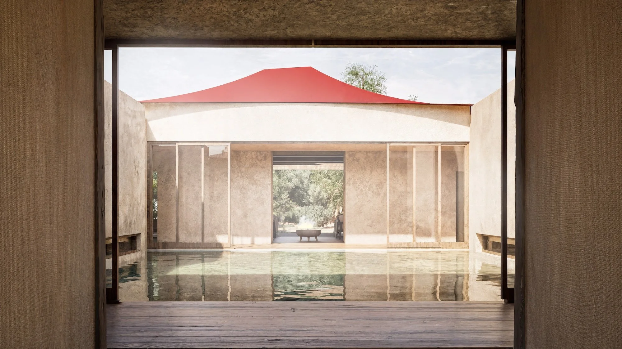 Camp Korongo Wellness Courtyard View