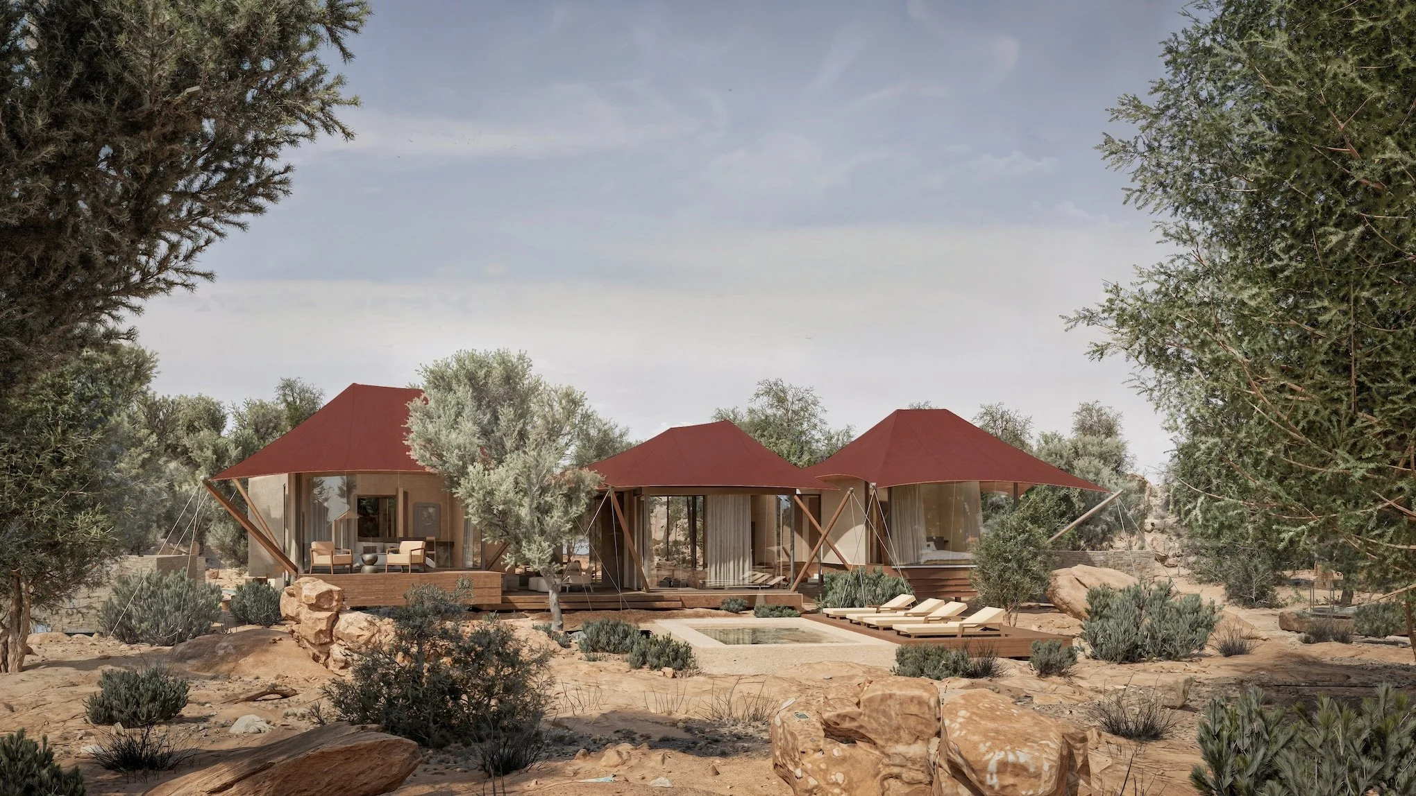 Camp Korongo Bed Forest View