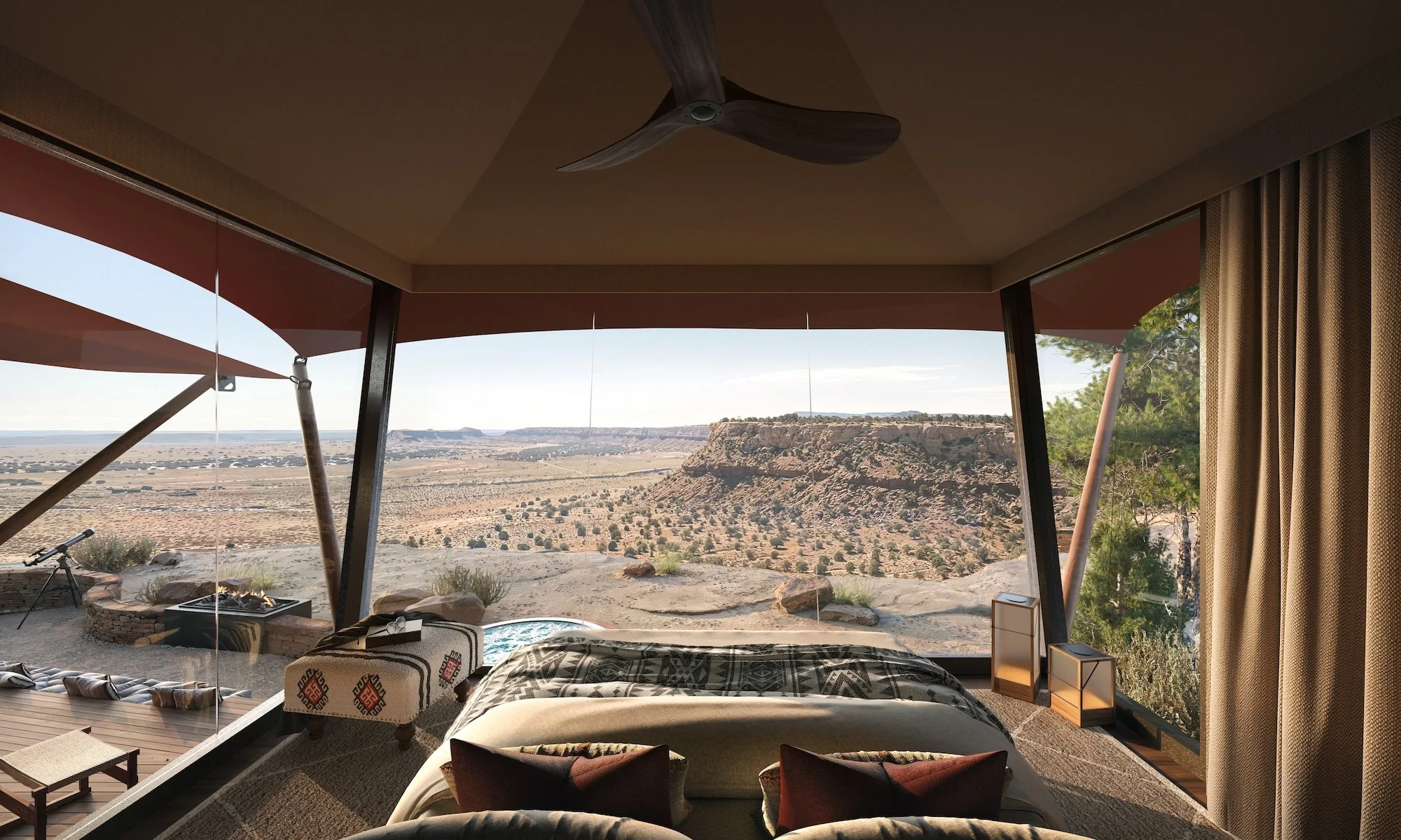 Camp Korongo Bedroom View