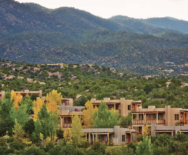 Four Seasons Resort Rancho Encantado exterior with rolling hills