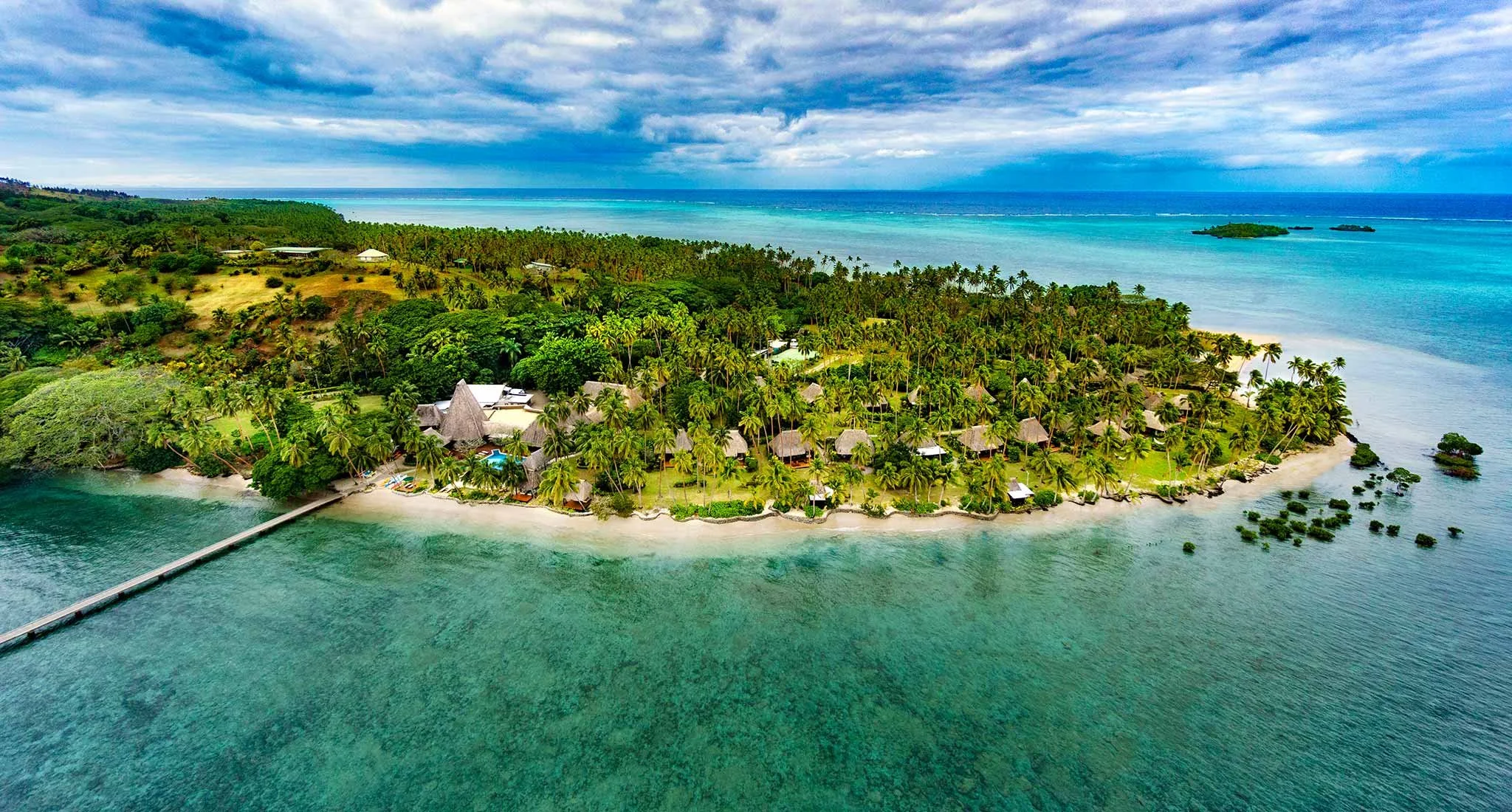 Jean-Michel Cousteau Resort aerial image in Savusavu, Fiji