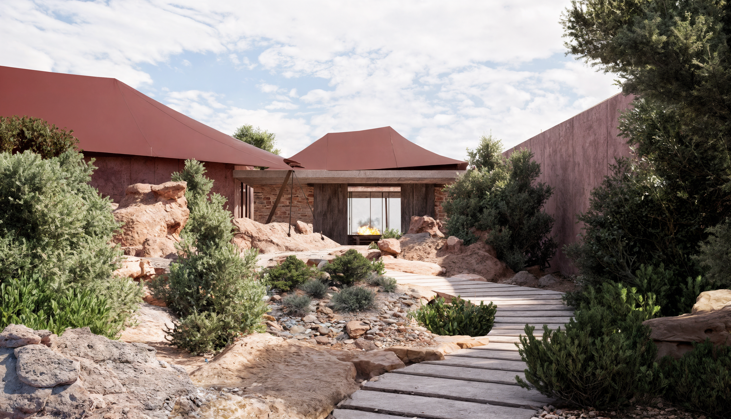 Camp Korongo Arrival View