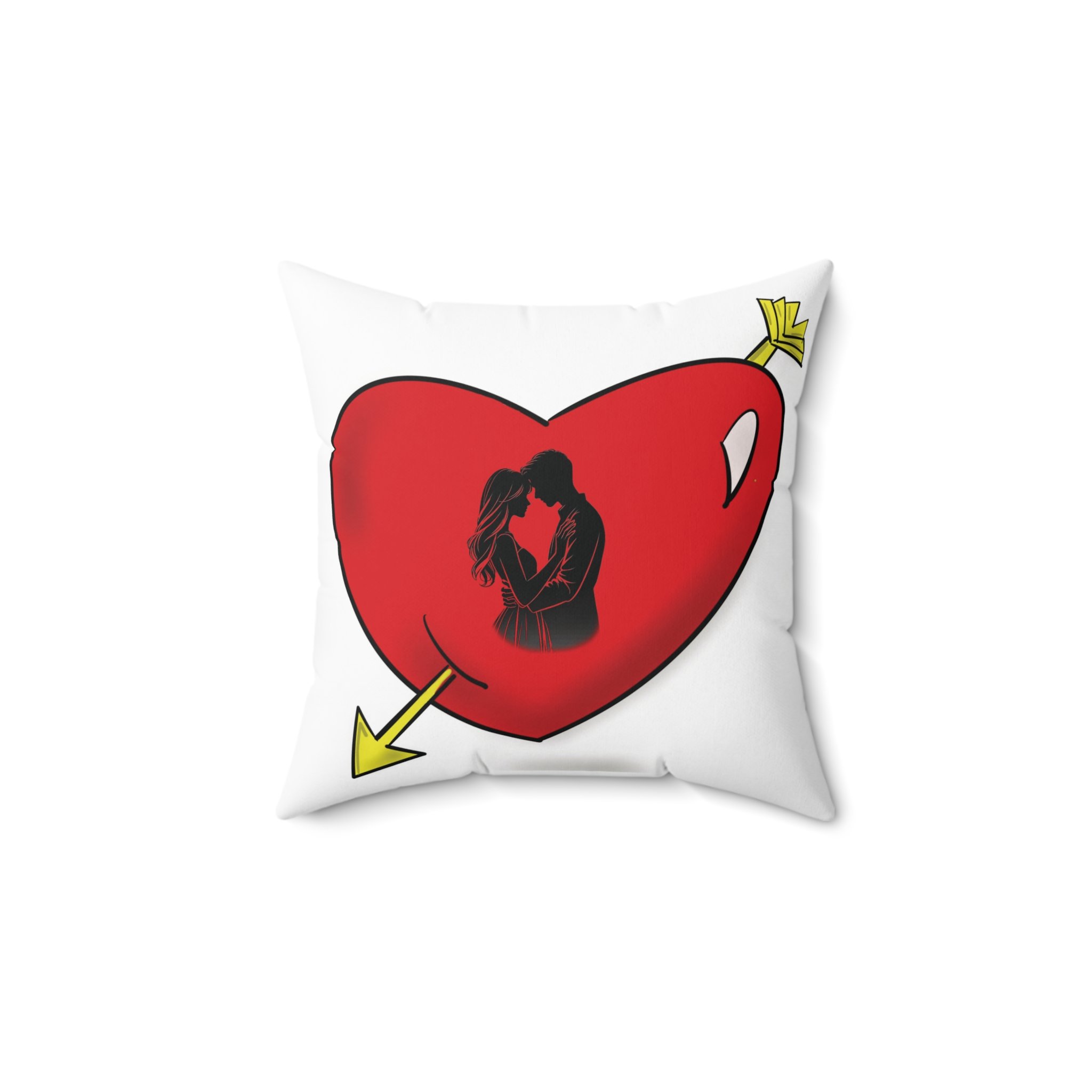 Valentine's Heart & Love Graffiti Pillow (14