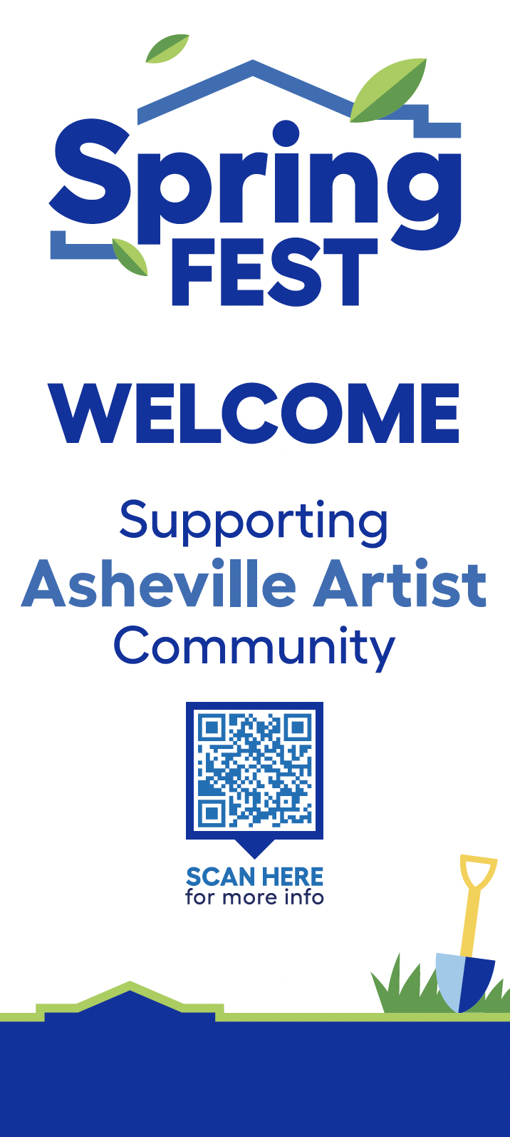 SPRING Violator - Welcome sign - Asheville/Helene