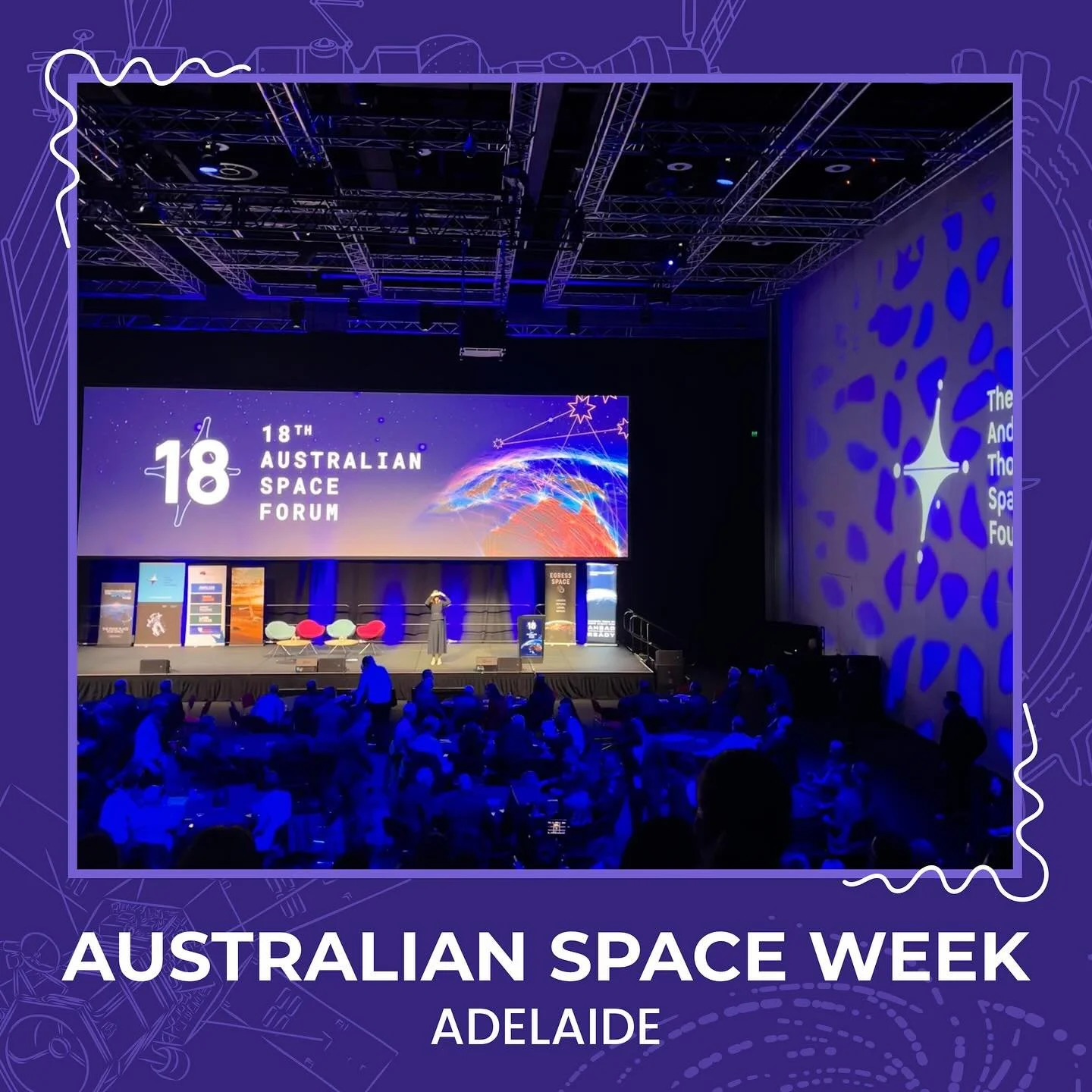 This week, our Emerging Space Pioneer Award winners visited Adelaide for the 18th Australian Space Forum hosted by the @andythomas_space_foundation! 

Alongside our Director, Georgi, they visited the CSIRO Space Optics Lab tour and the Australian Spa
