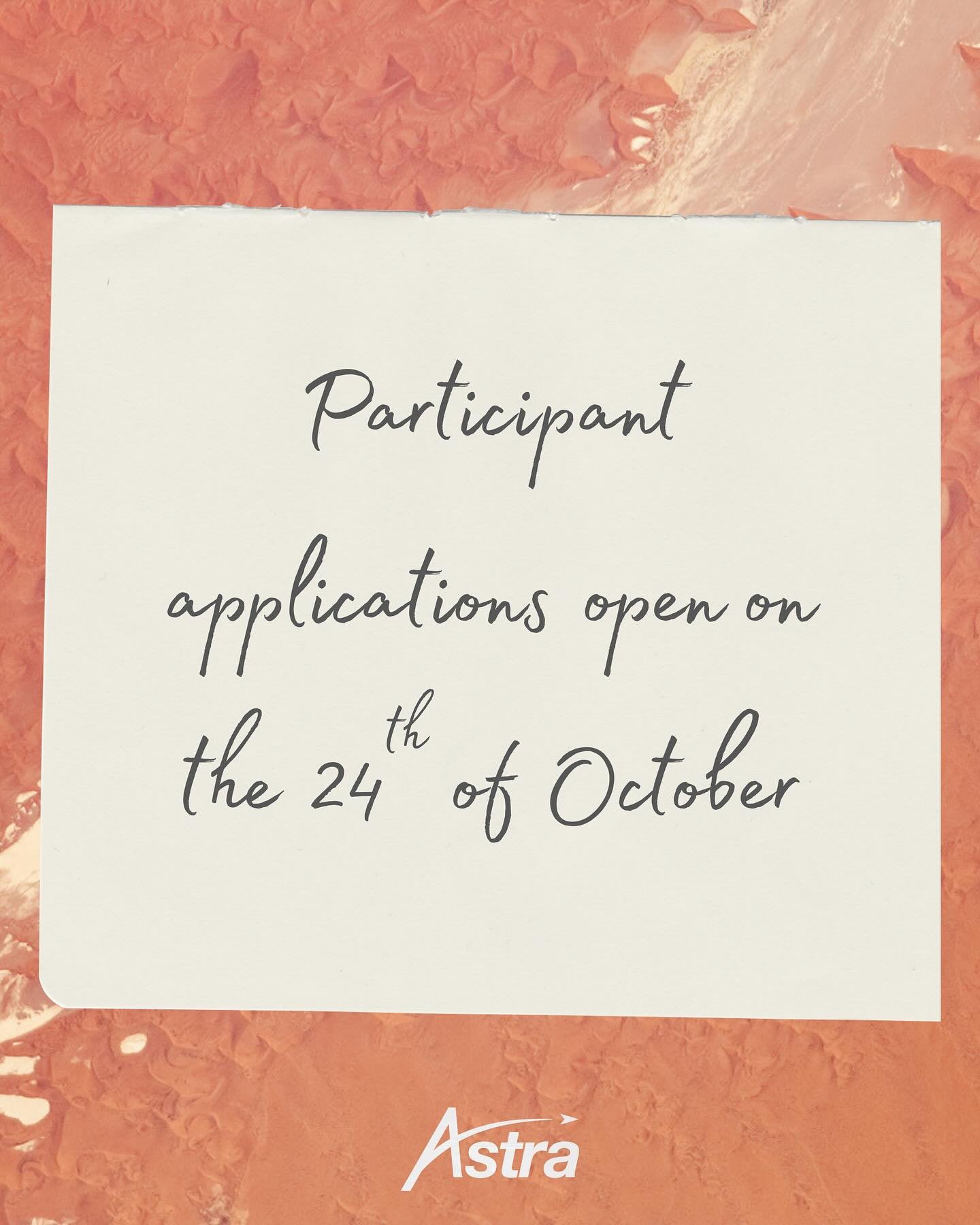 Save the date&hellip; ✨