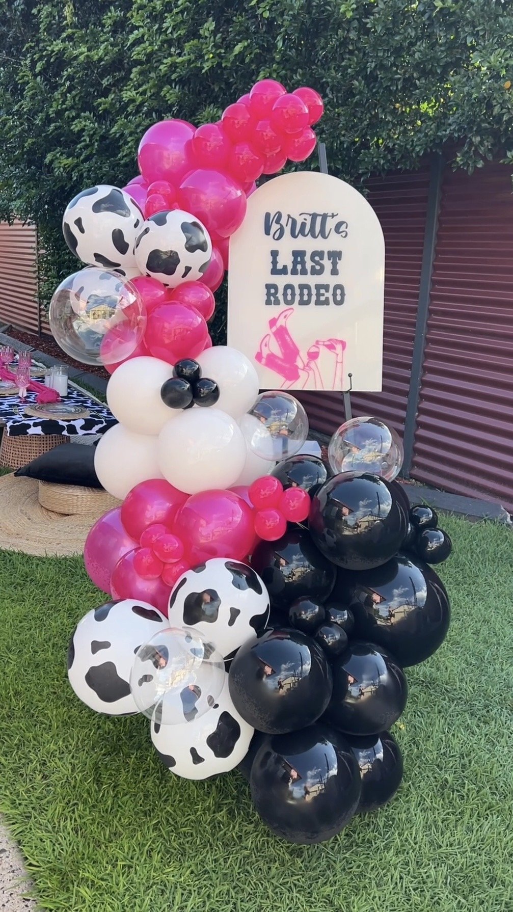 Custom Balloon Welcome Sign