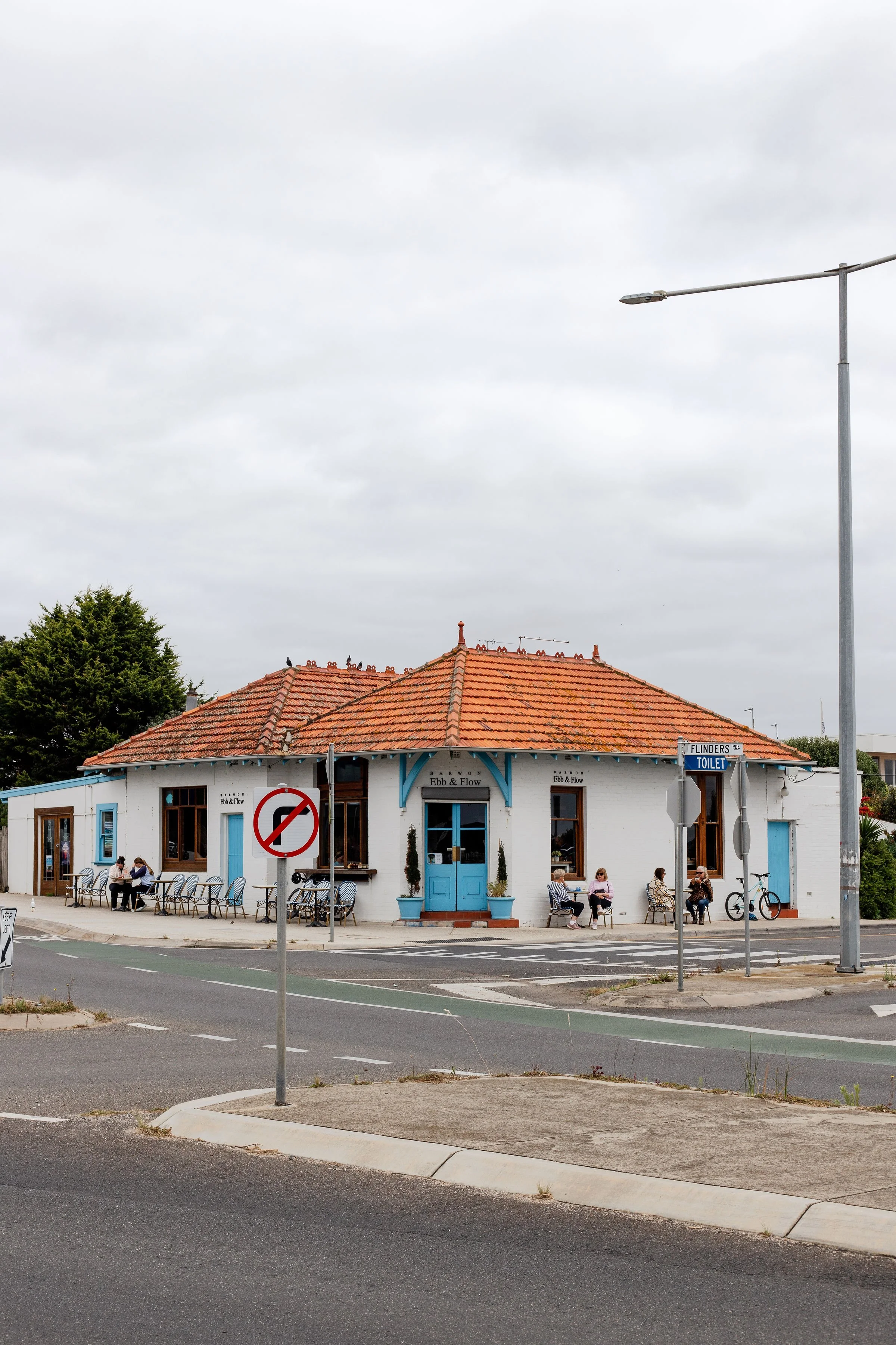 Local village scene in Barwon Heads