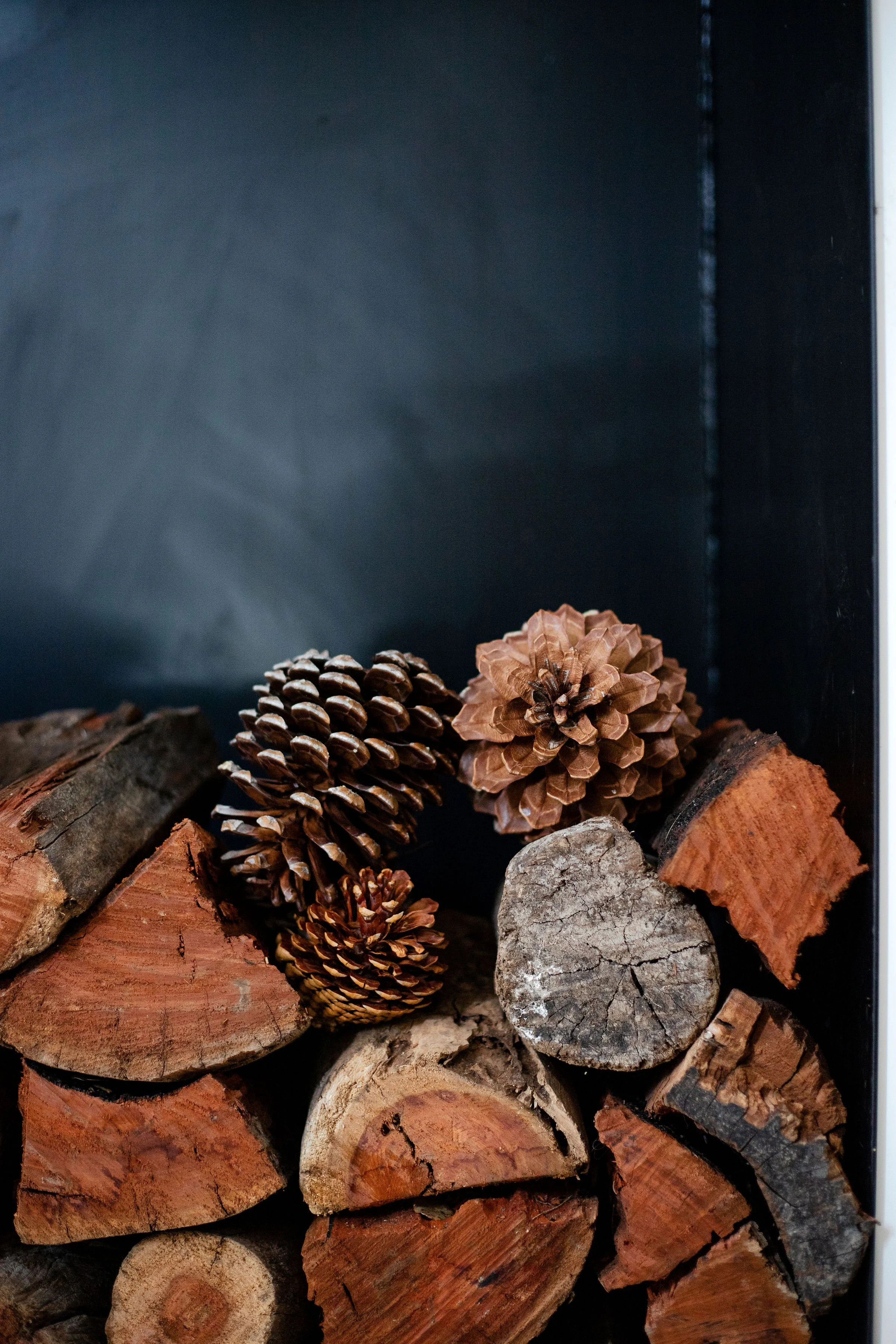 Firewood ready for cosy stays at Araluen