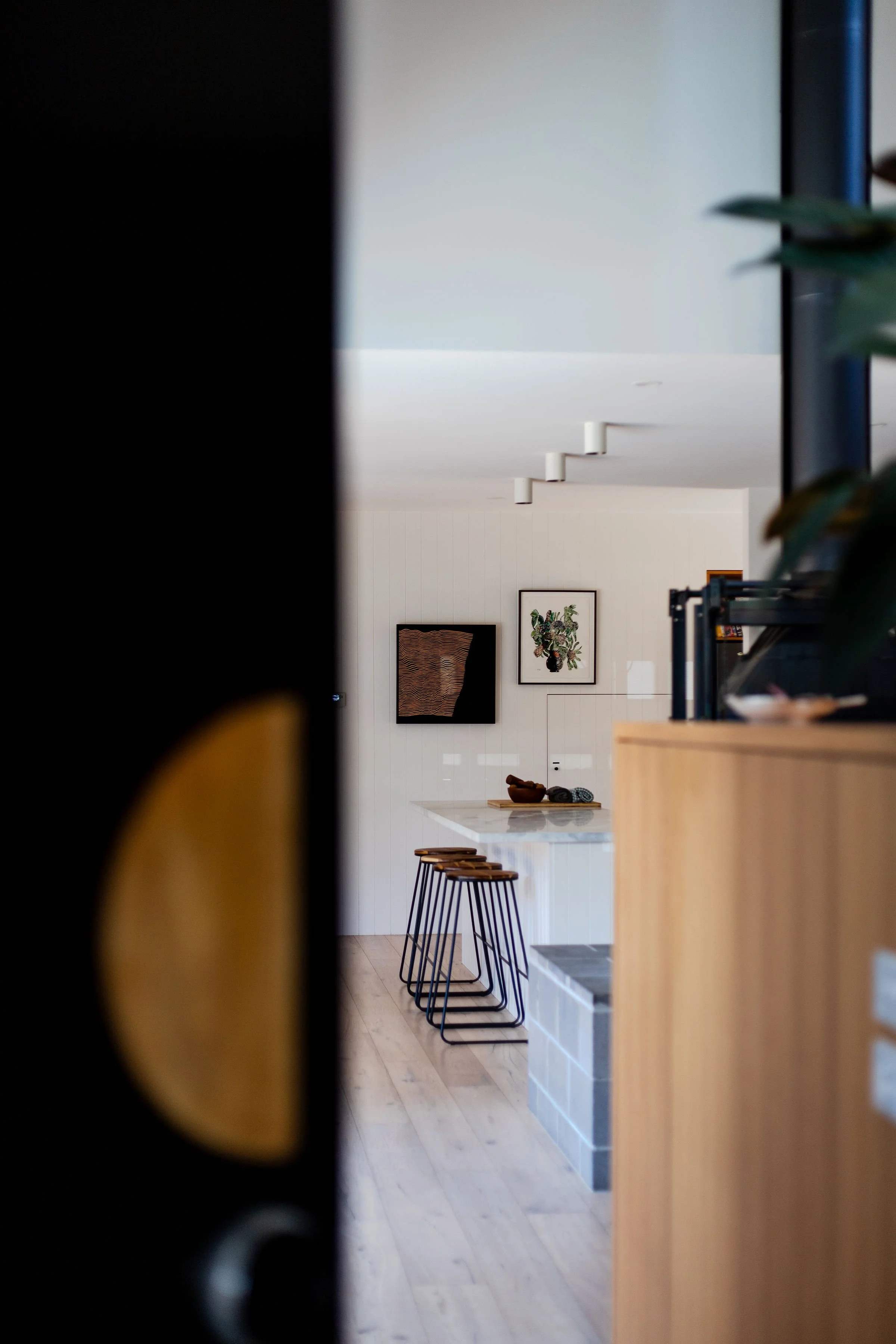 Spacious interior of Araluen Beach House