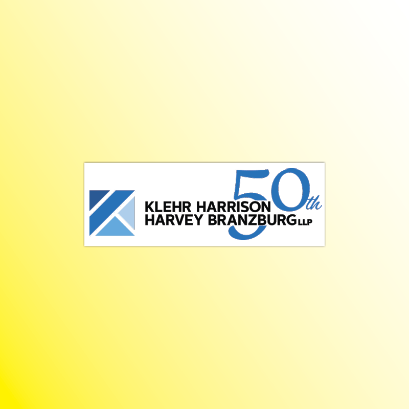 Designed the specialty logo for Klehr Harrison’s 50th Anniversary.