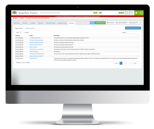 Nomadix Reporting & Data Vault