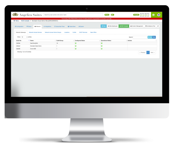 Nomadix Network Management