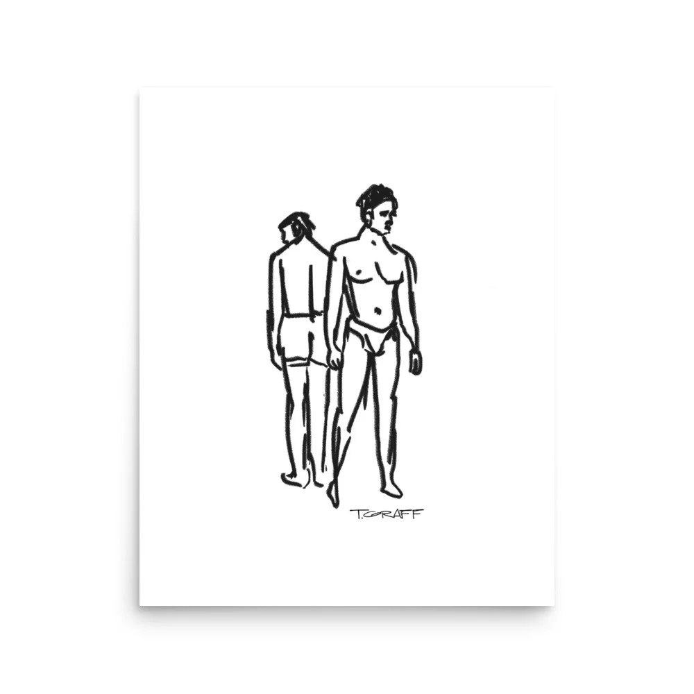 Boundaries - Art Print (White Background)