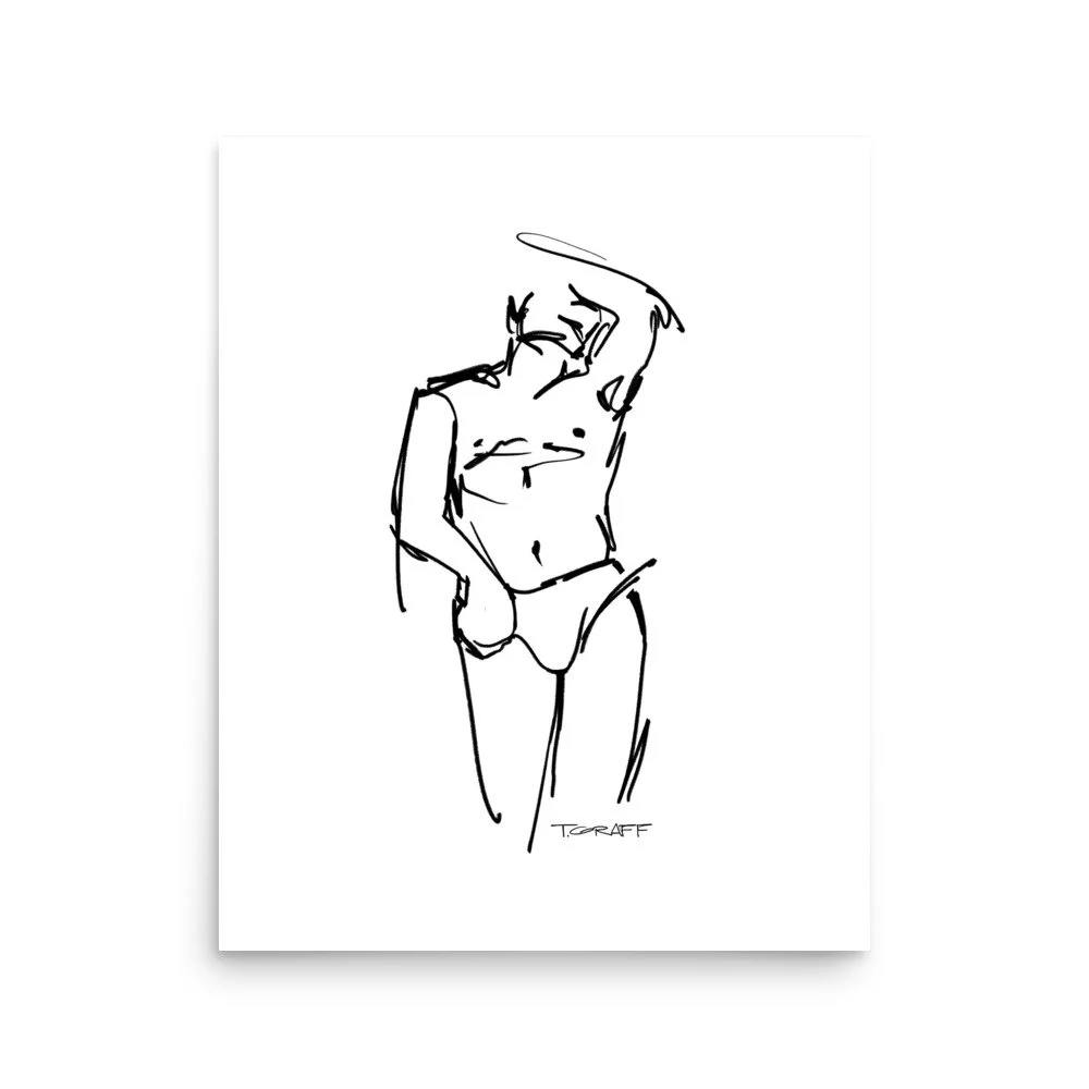 Self Discovery - Art Print (White Background)