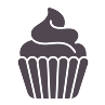 Chocolate cupcake with frosting