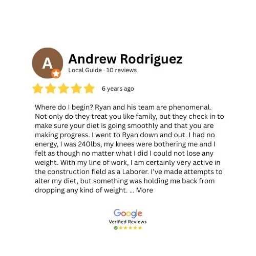 Vitality Rejuvenation Weight Loss Journey Review