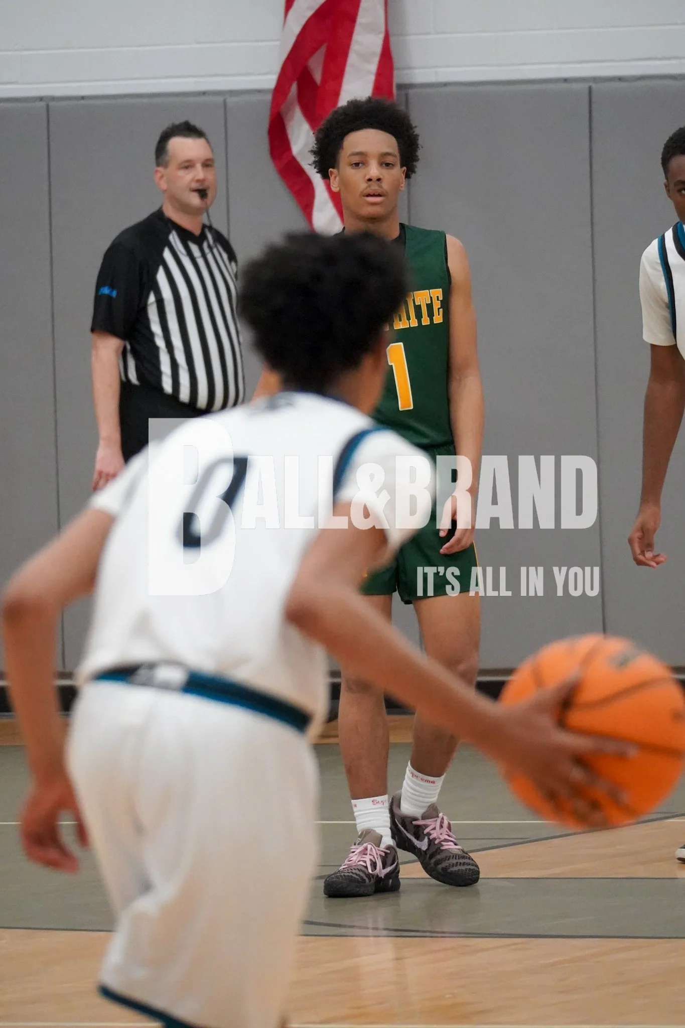 ED WHITE #1 BASKETBALL