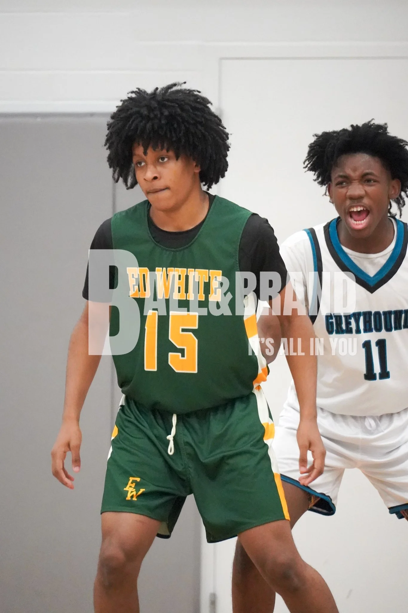 ED WHITE #15 BASKETBALL