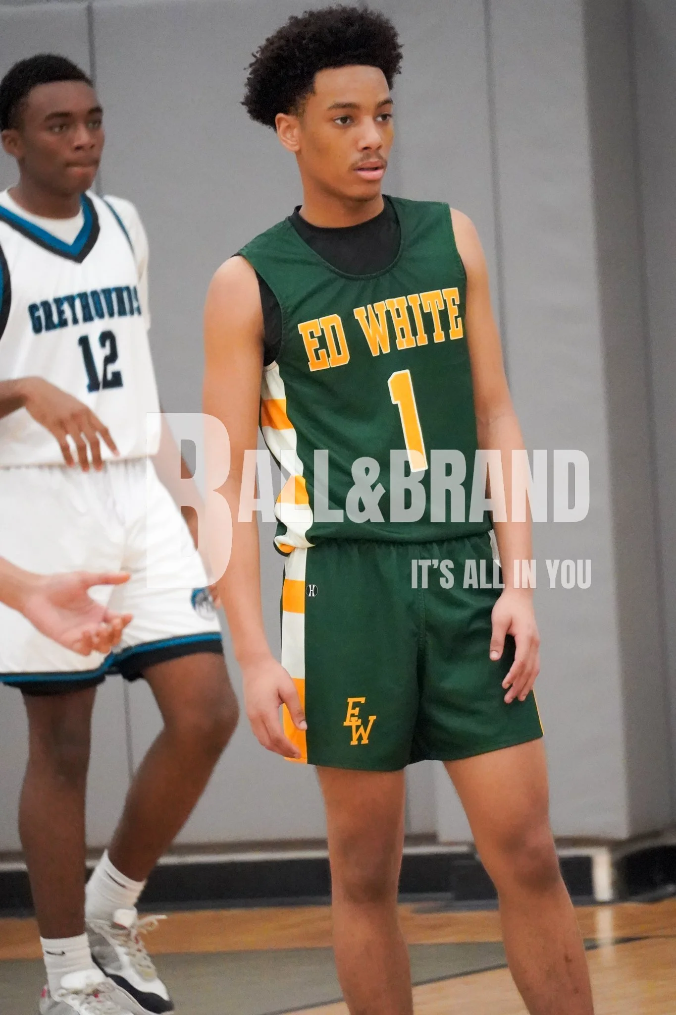 ED WHITE #1 BASKETBALL