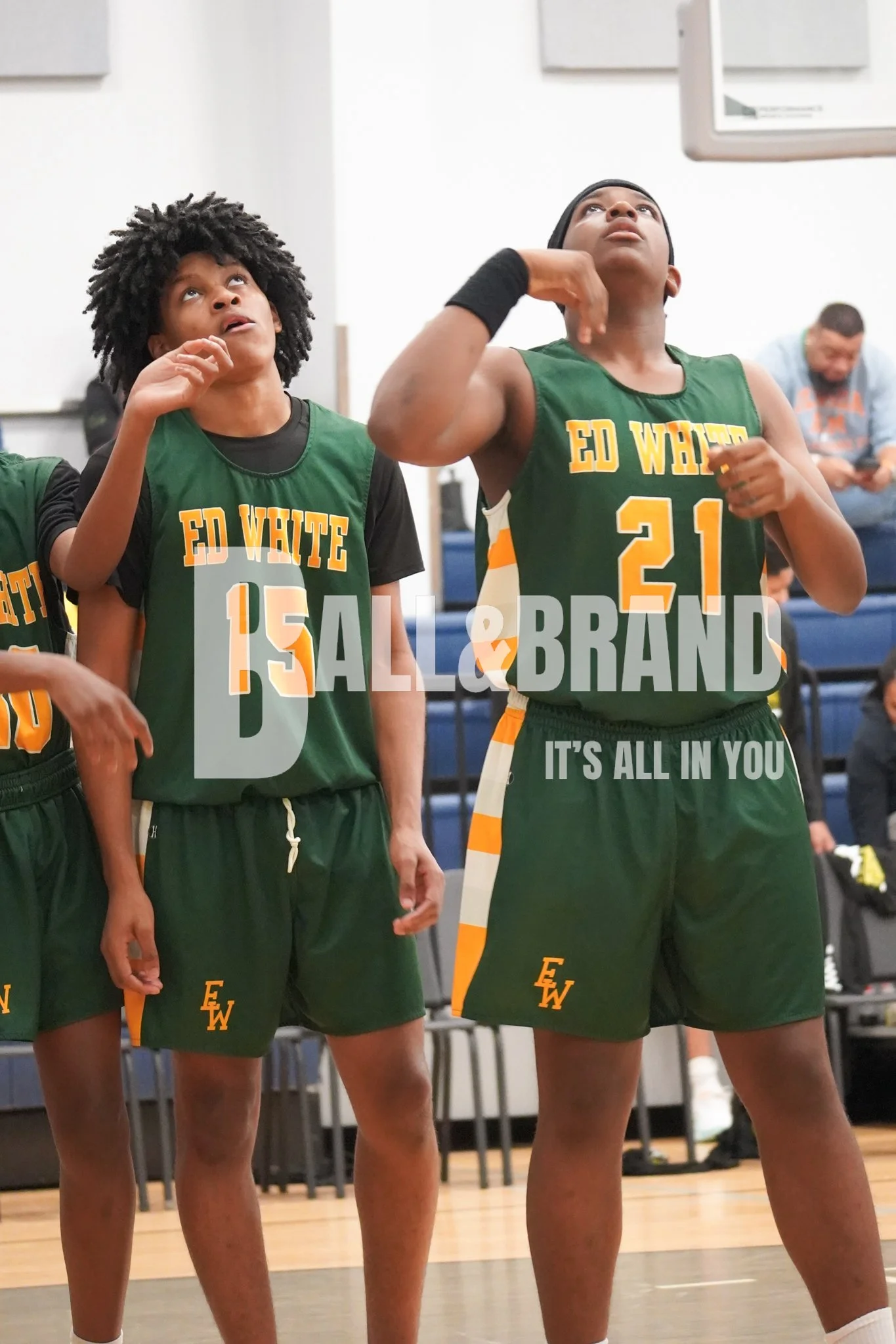 ED WHITE #15 BASKETBALL