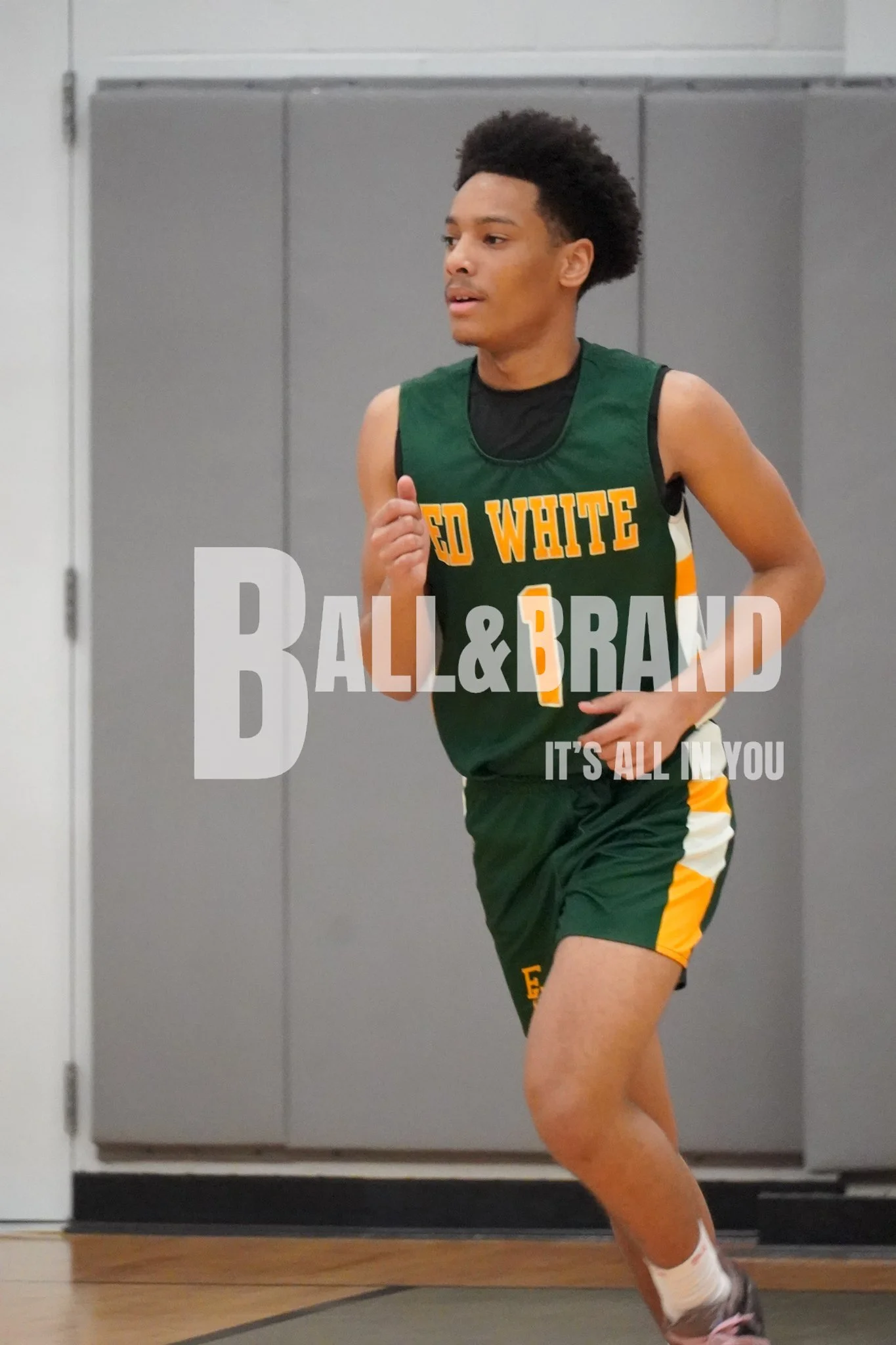 ED WHITE #1 BASKETBALL