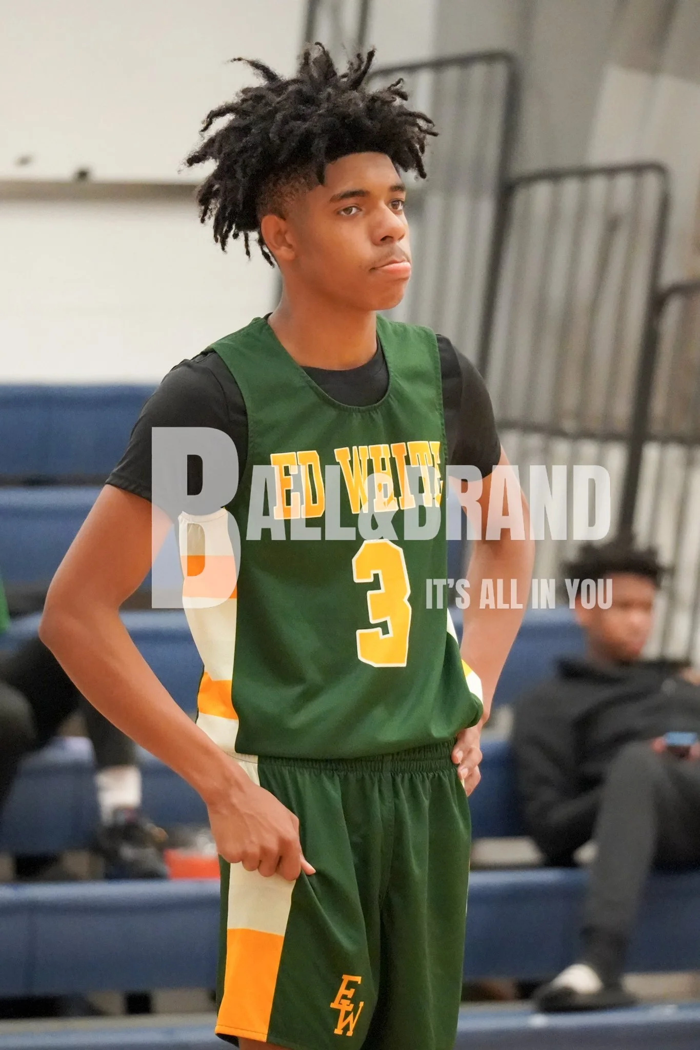 ED WHITE #3 BASKETBALL