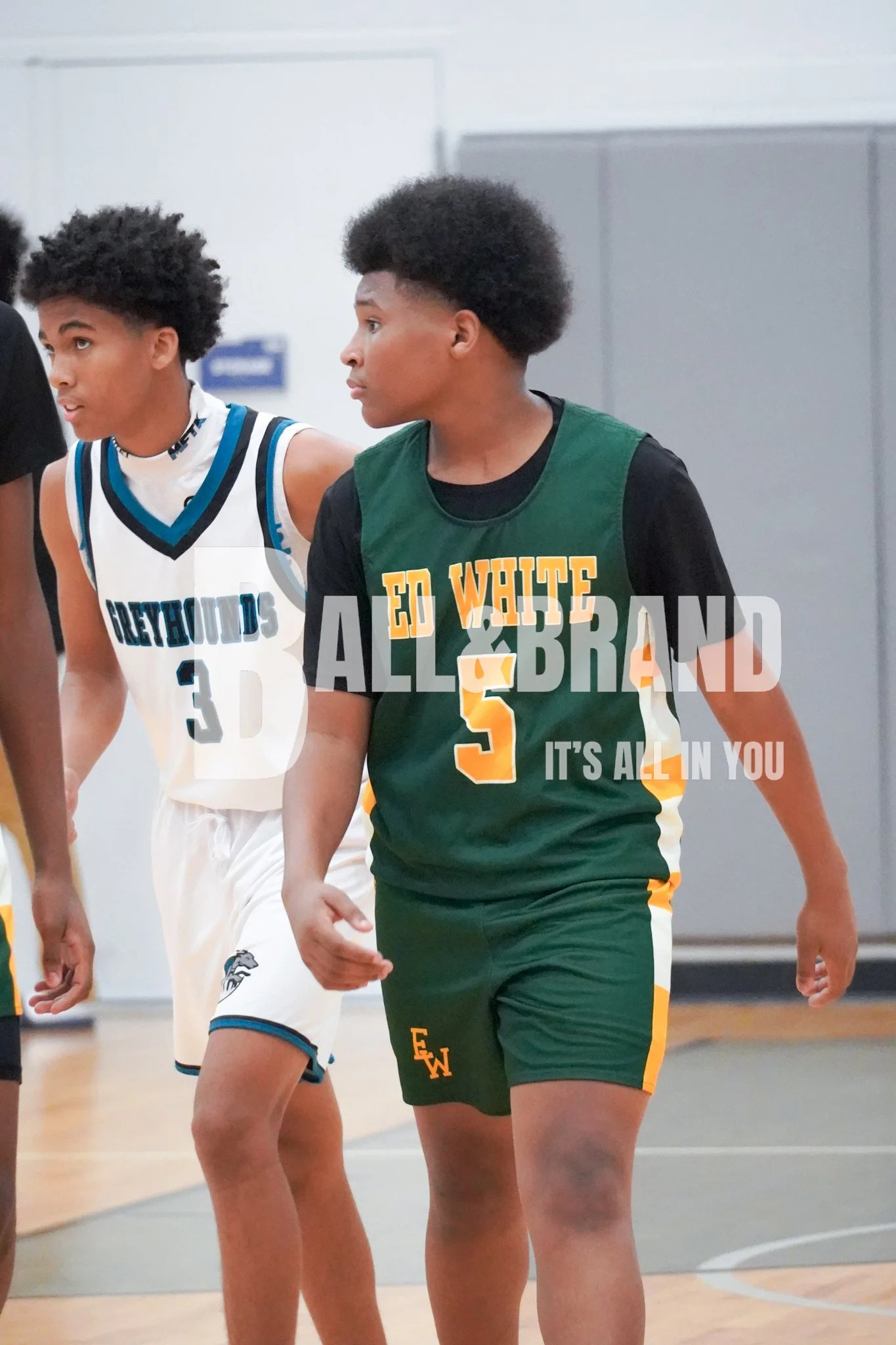 ED WHITE #5 BASKETBALL