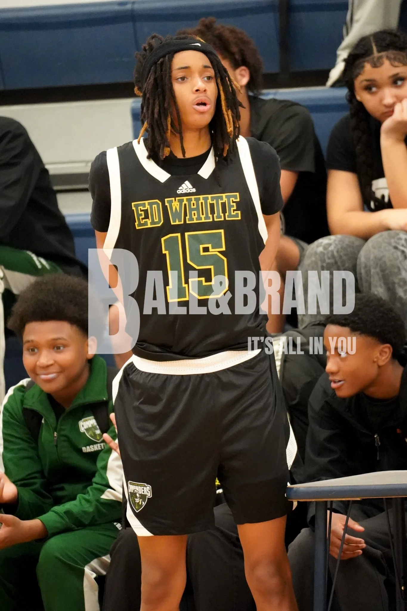 ED WHITE #15 BASKETBALL