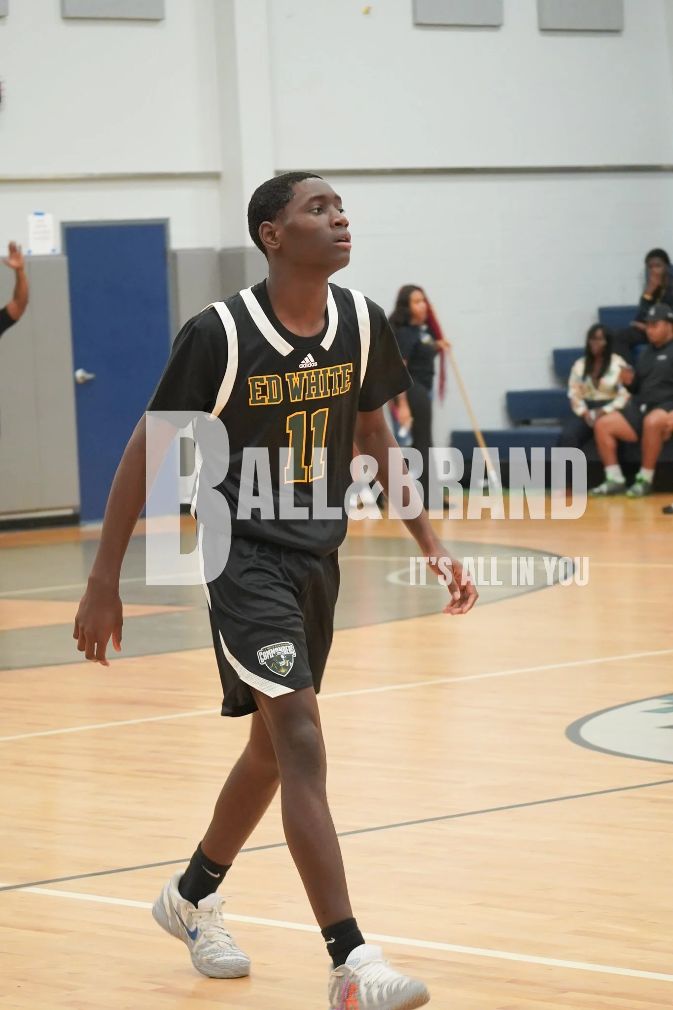 ED WHITE #11 BASKETBALL