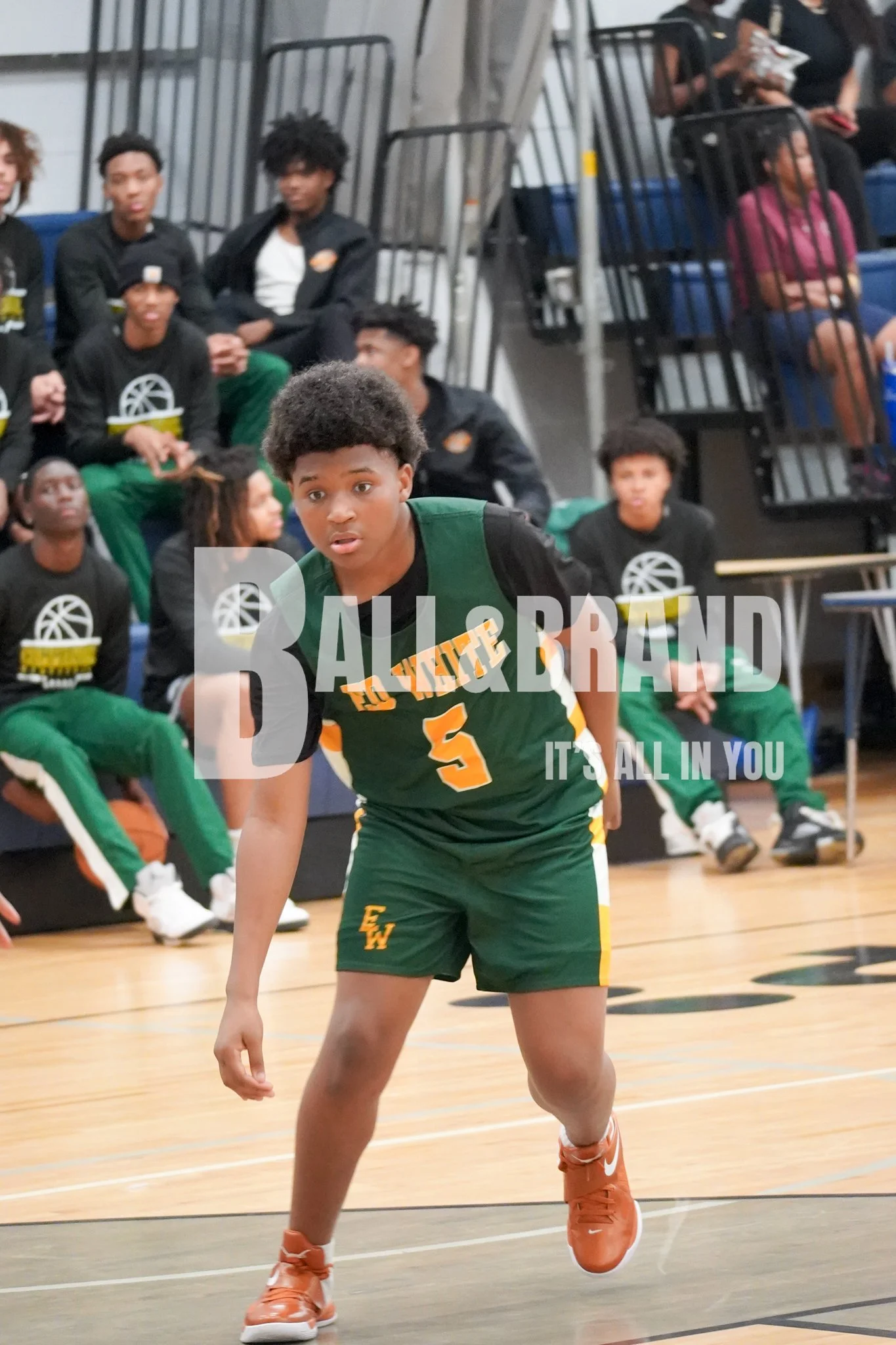 ED WHITE #5 BASKETBALL