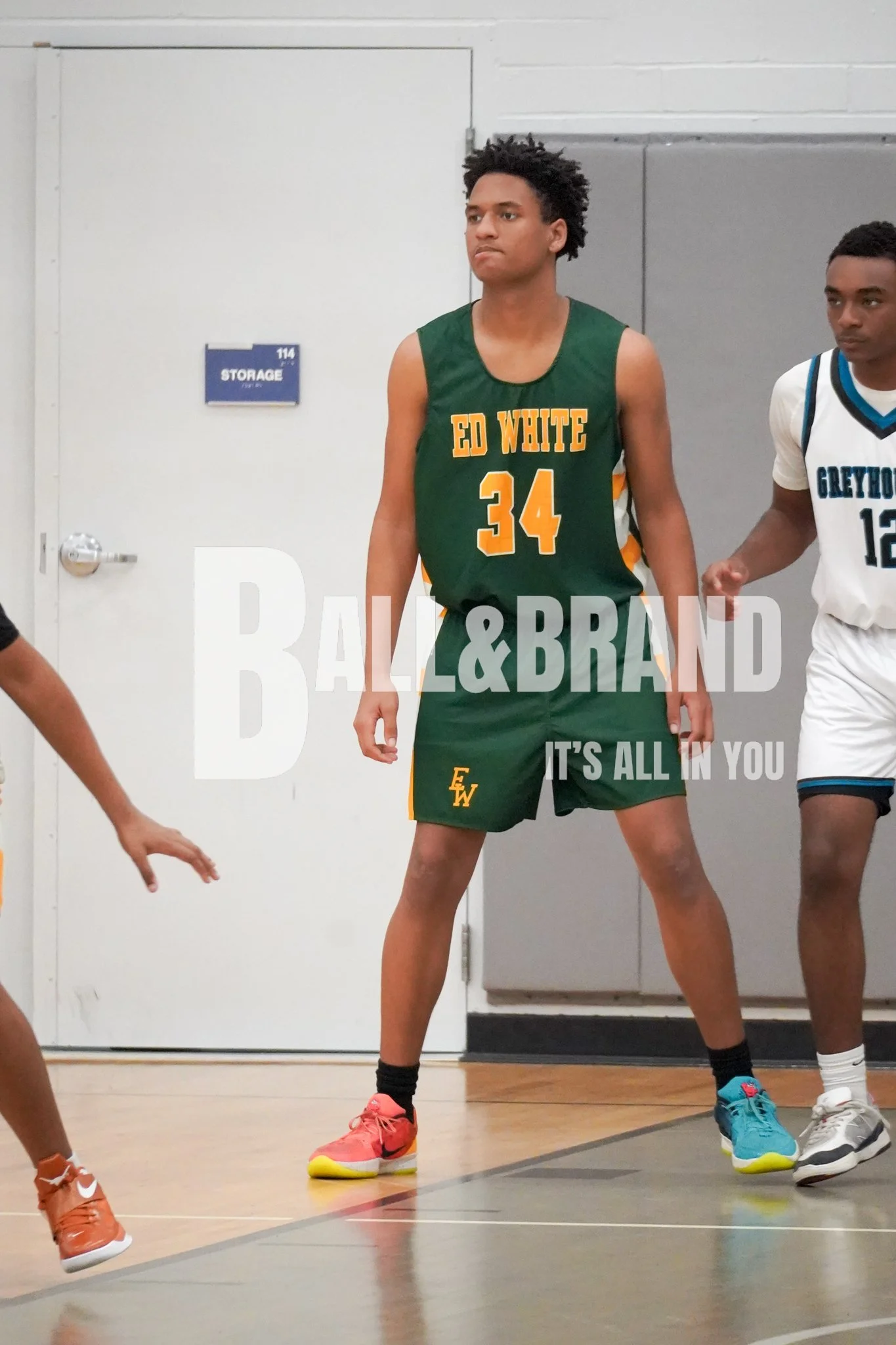 ED WHITE #34 BASKETBALL