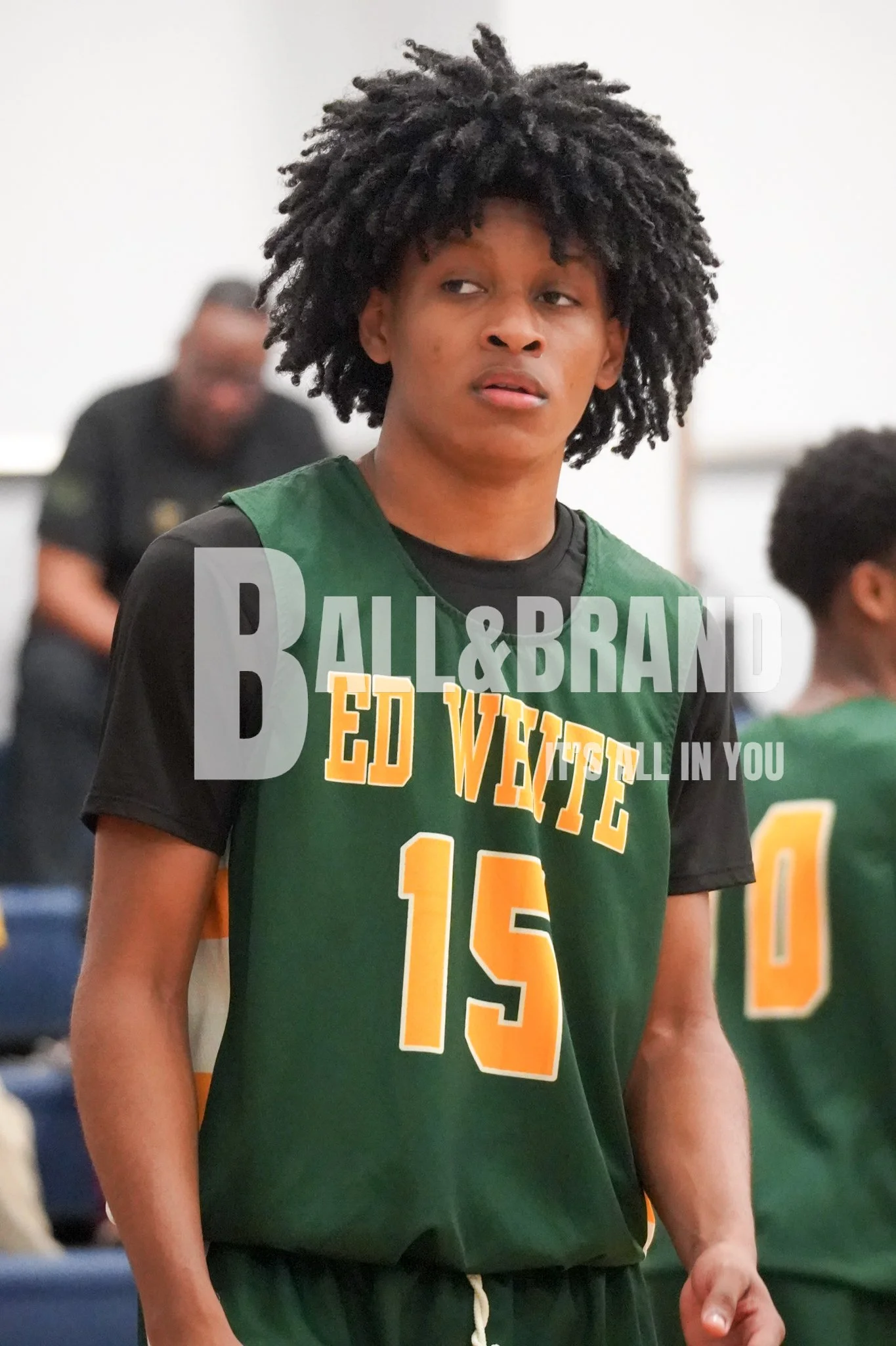 ED WHITE #15 BASKETBALL