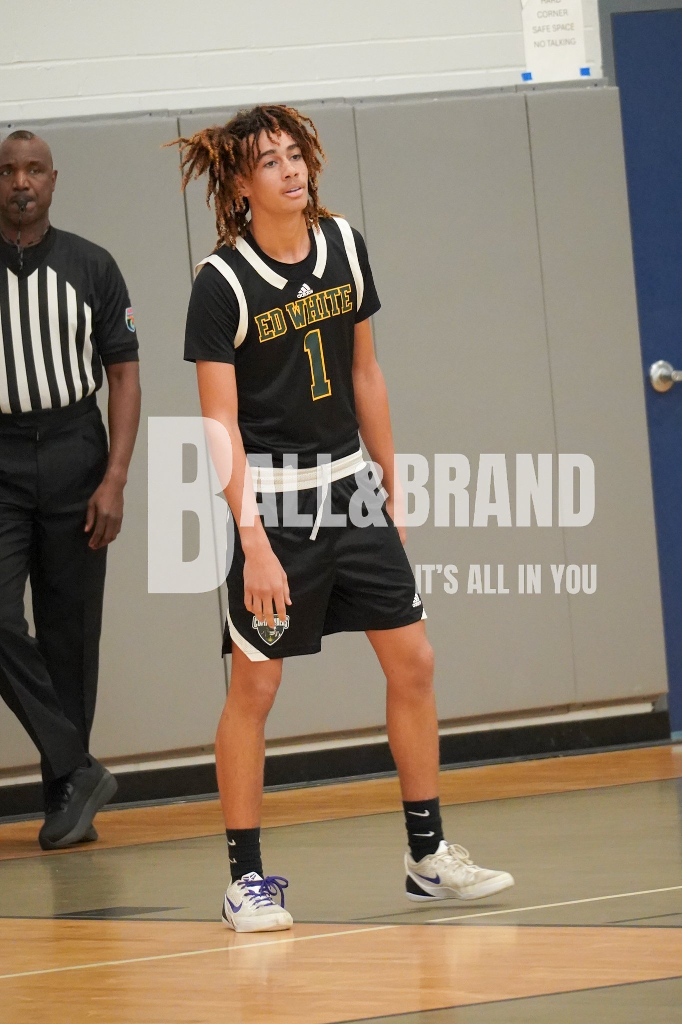 ED WHITE #1 BASKETBALL