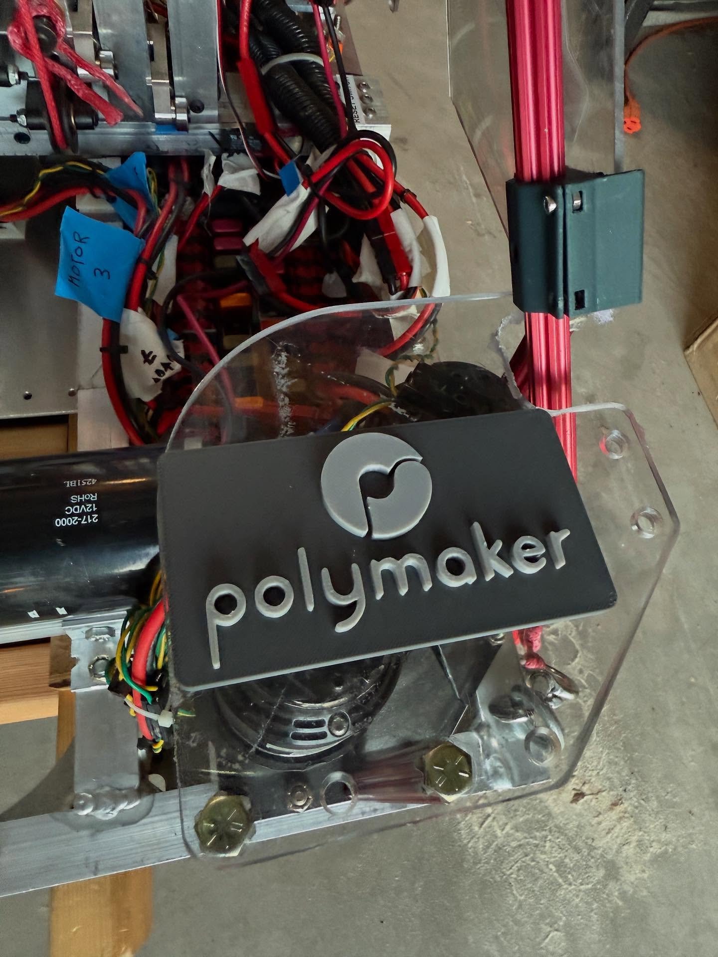 🚀 ⬆️ Leveling up our 2024-2025 robot with custom-designed Polymaker badges! 🚀 ⬆️ 

Proud to display our sponsor&rsquo;s logo on both sides of the bot and print exclusively with Polymaker filament. 

Check out our highlights to see more Polymaker pr