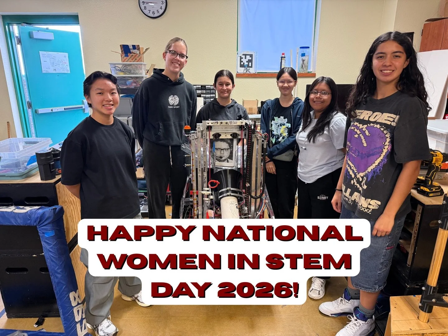 Happy National Women in STEM day!
The Microbots are proud to be a @firstlikeagirl ambassador and are so grateful to be in the FRC community where everyone is welcomed and accepted.
We can&rsquo;t wait for competitions to start and to see everyone wor