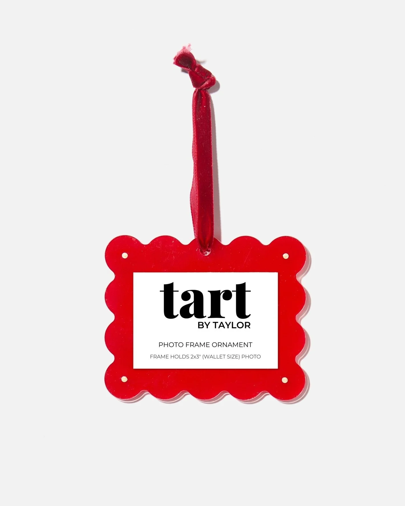 Red Frame Acrylic Ornament | Tart by Taylor