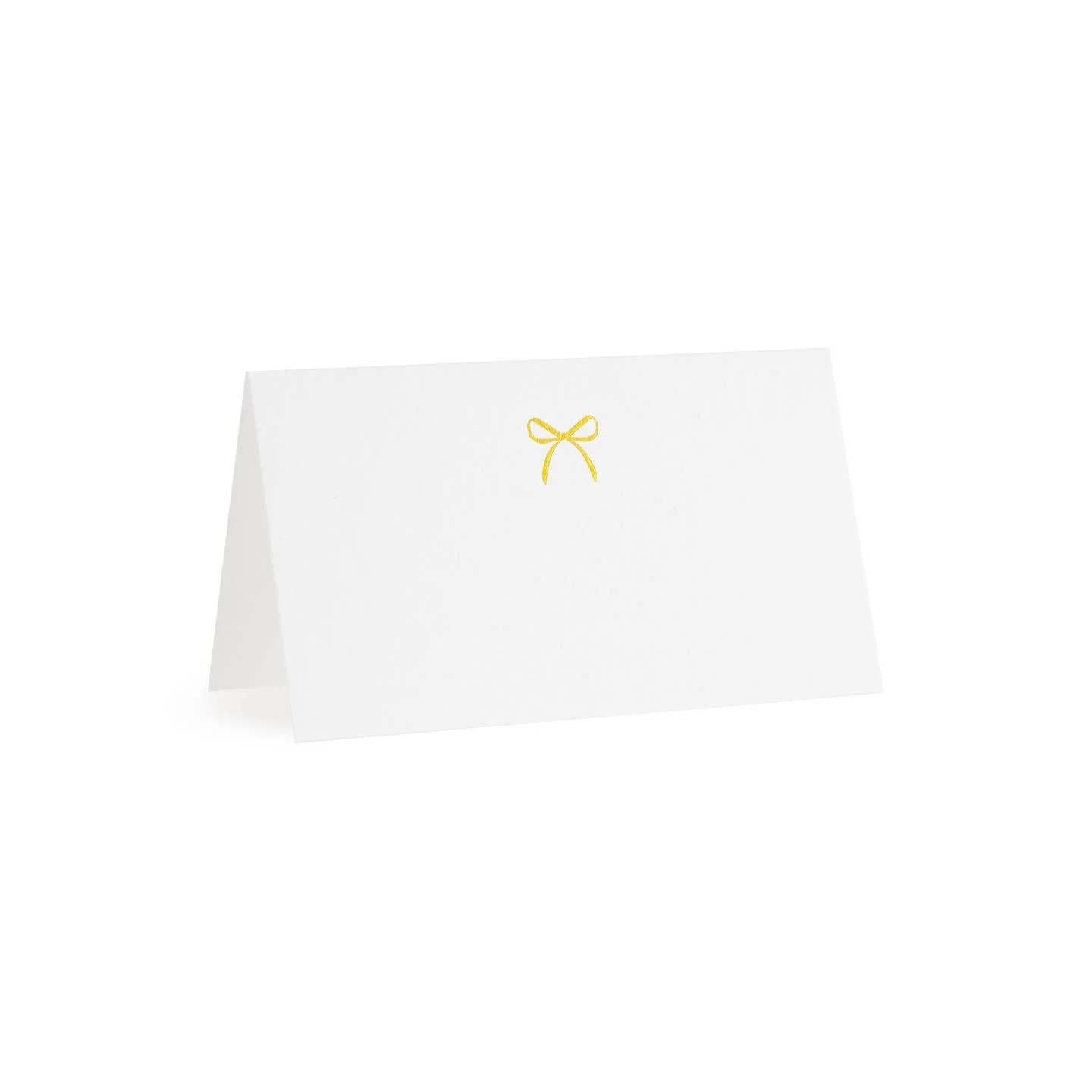Gold Foiled Bow Place Cards