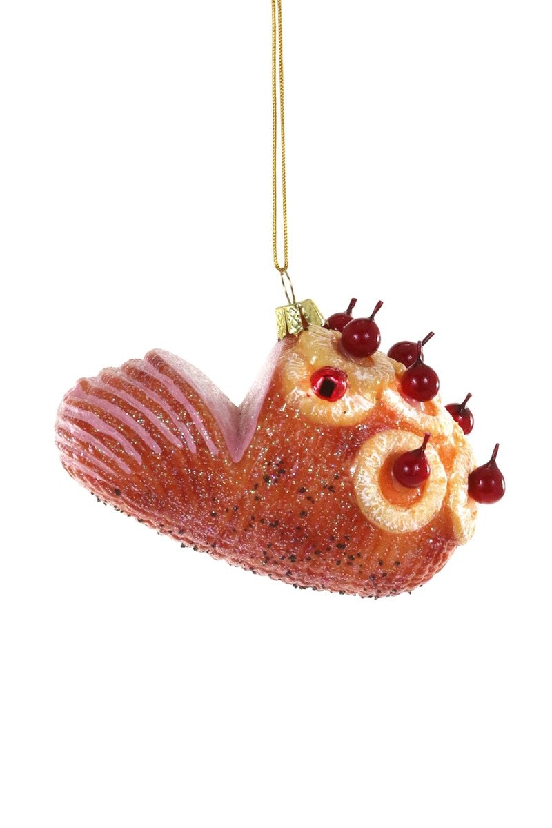 Holiday Ham Glass Ornament