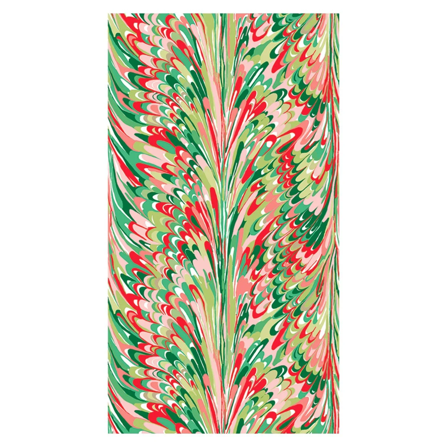 Festive Marble Linen-Feel Guest Towels | Dinner Napkins