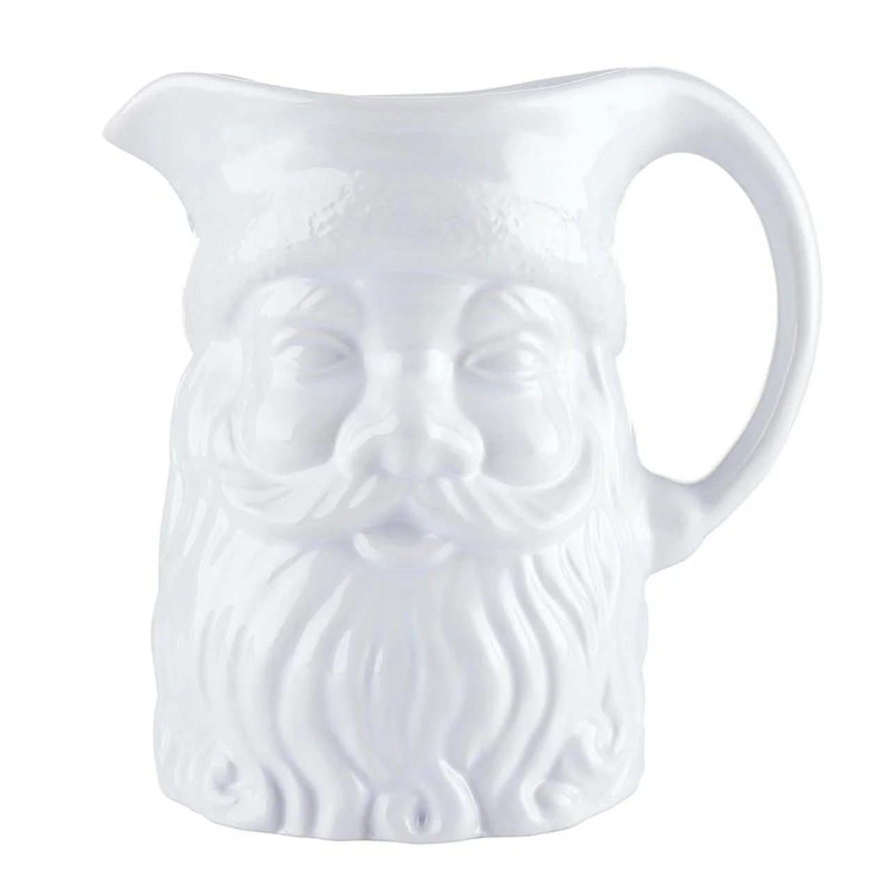 Ceramic Santa Pitcher