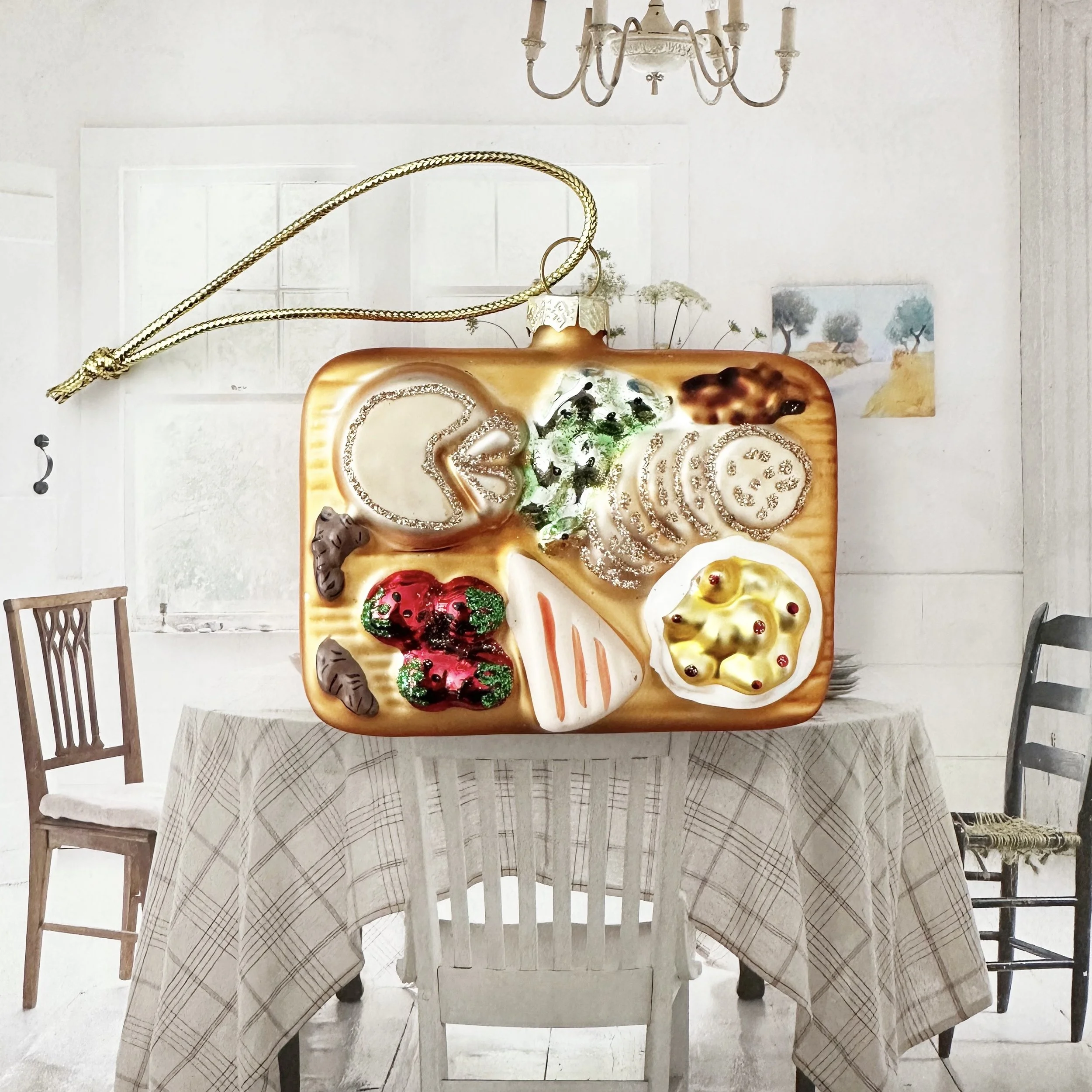 Charcuterie Glass Ornament