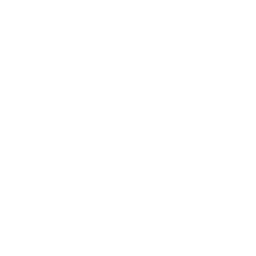 White star-shaped design with two smaller stars on black background.