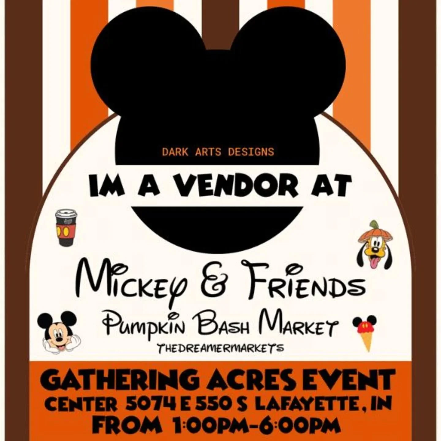 So excited for @thedreamermarkets latest upcoming event! Mickey & Friends Pumpkin Bash Market~ it's going to be so fun and so excited that we get to be vendors ❤️. Come see us and all the other amazing vendors October 19th~
#halloween #shoplocal