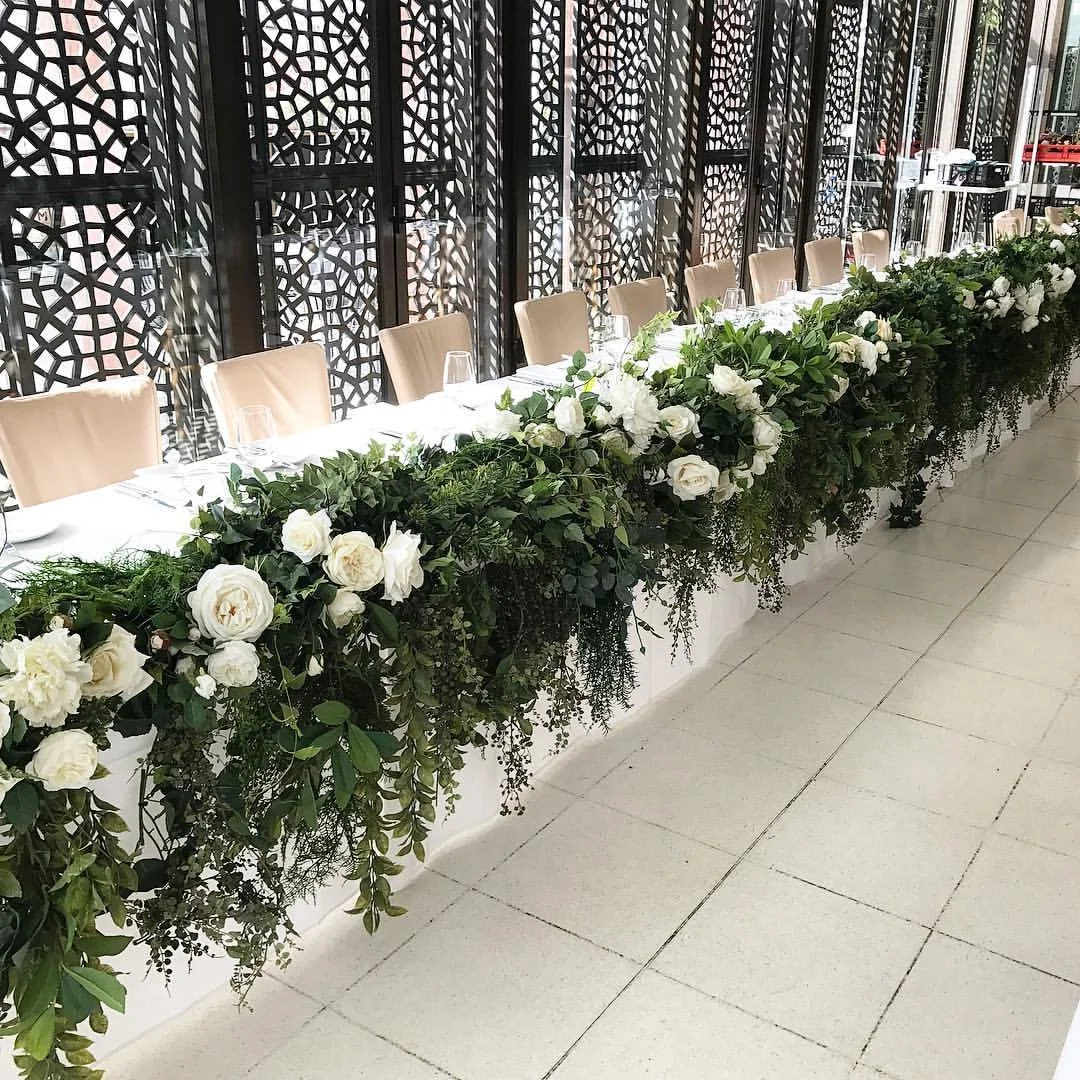 Floral Table-Garland for weddings for hire - melbourne event florals.jpg