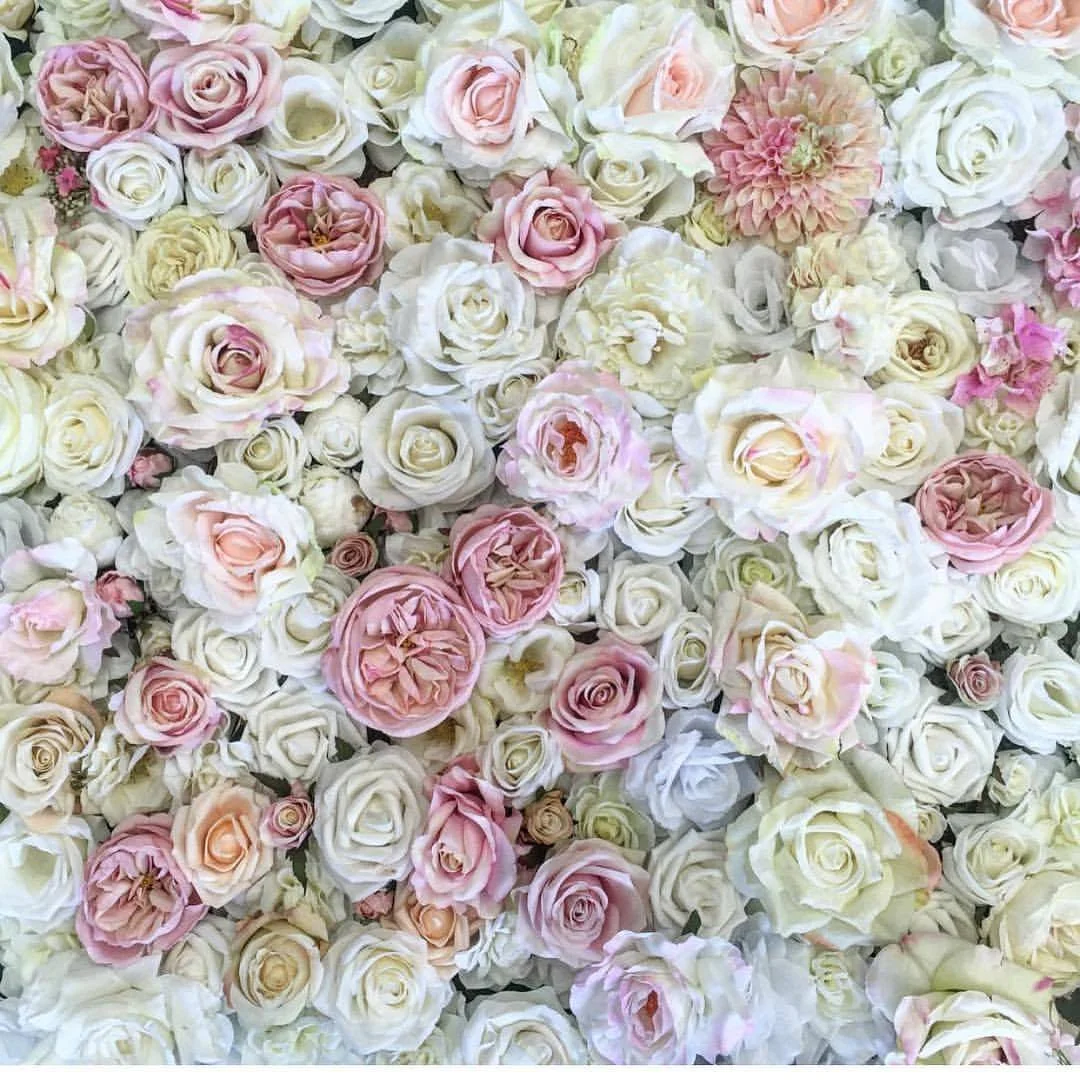 Soft Pink Flower Wall - melbourne event florals.jpg