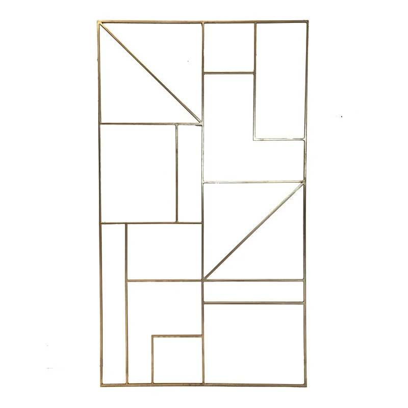 Gold Geometric Wall